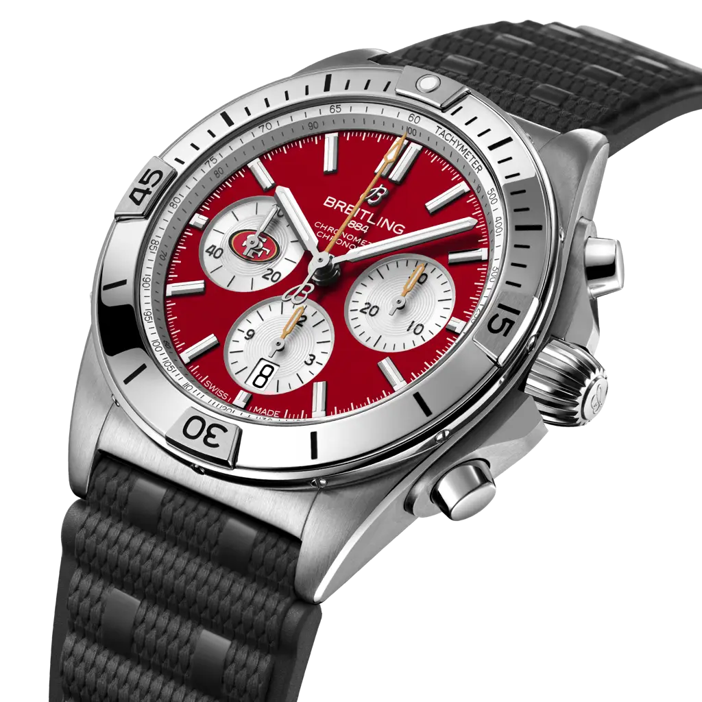 Chronomat B01 42 NFL San Francisco 49ers Edition - AB01342B1K1S1 - image 2