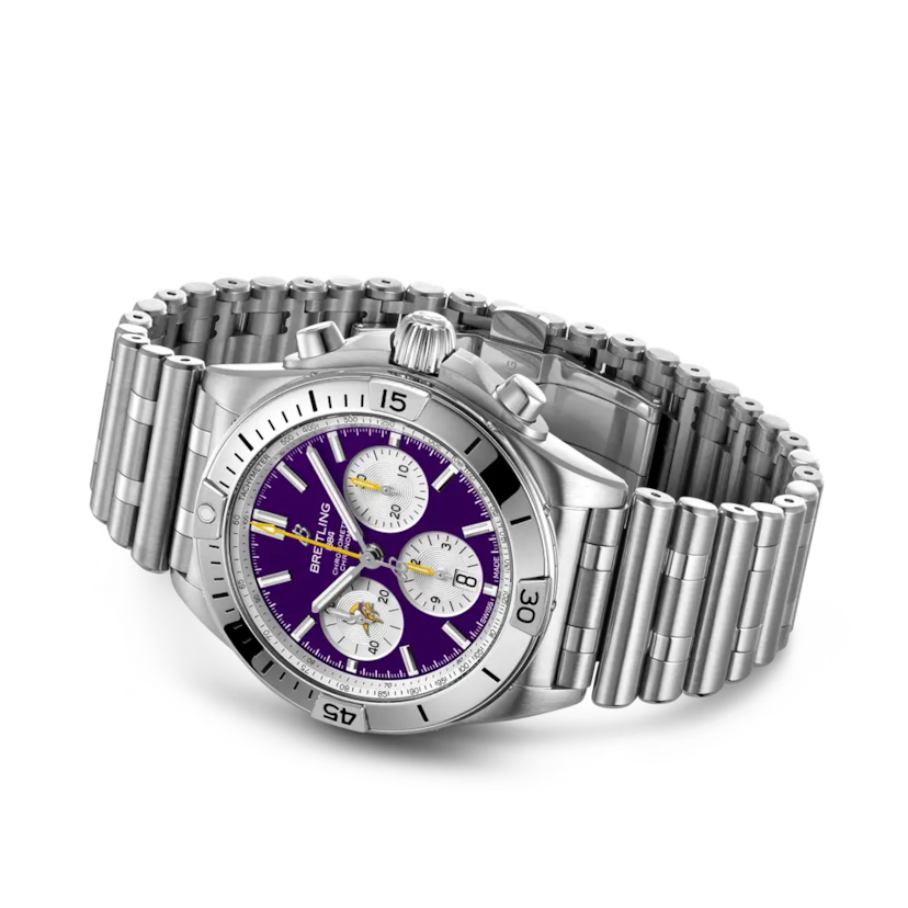 Chronomat B01 42 NFL Minnesota Vikings Edition - AB01342B1K4A1 - image 3
