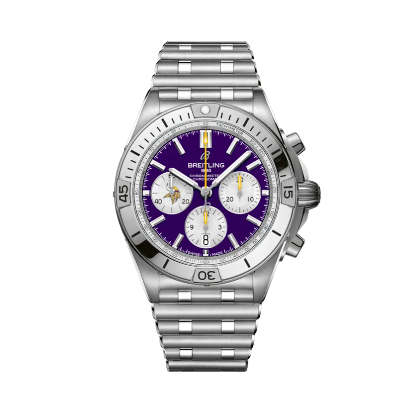 Chronomat B01 42 NFL Minnesota Vikings Edition - AB01342B1K4A1 - image 1