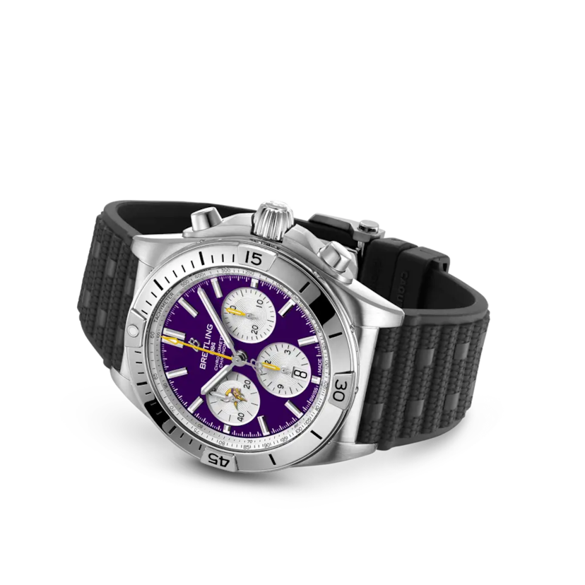 Chronomat B01 42 NFL Minnesota Vikings Edition - AB01342B1K4S1 - image 3