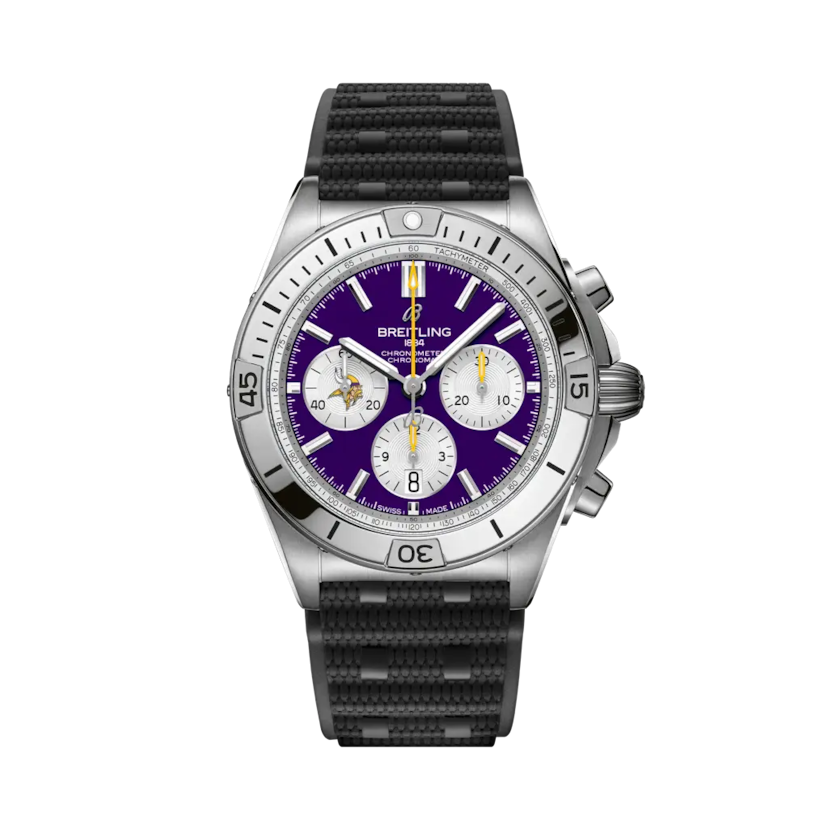 Chronomat B01 42 NFL Minnesota Vikings Edition AB01342B1K4S1