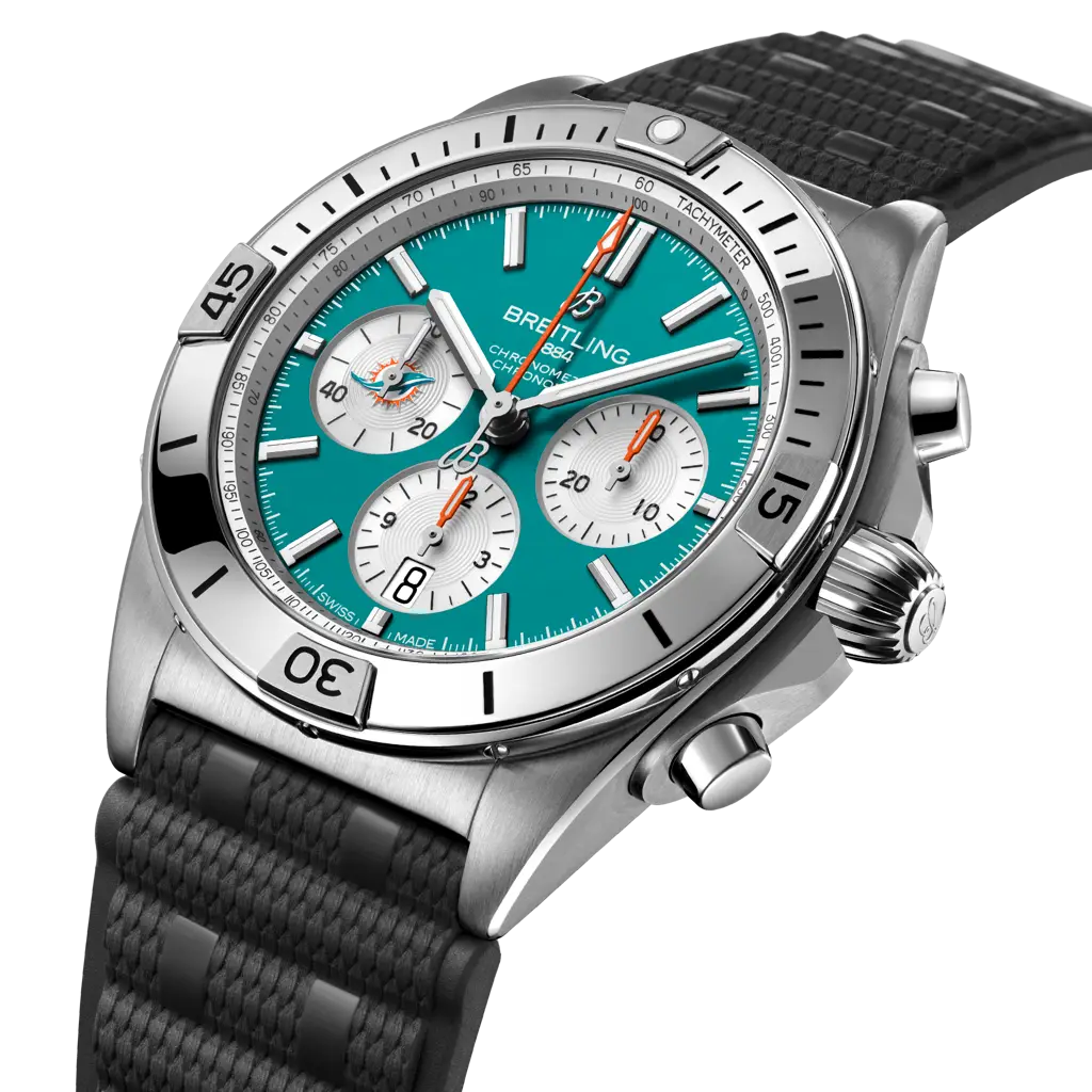 Chronomat B01 42 NFL Miami Dolphins Edition - AB01342B1L2S1