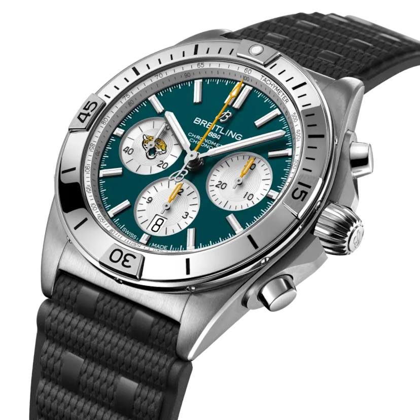 Chronomat B01 42 NFL Jacksonville Jaguars Edition - AB01342B1L3S1 - image 2