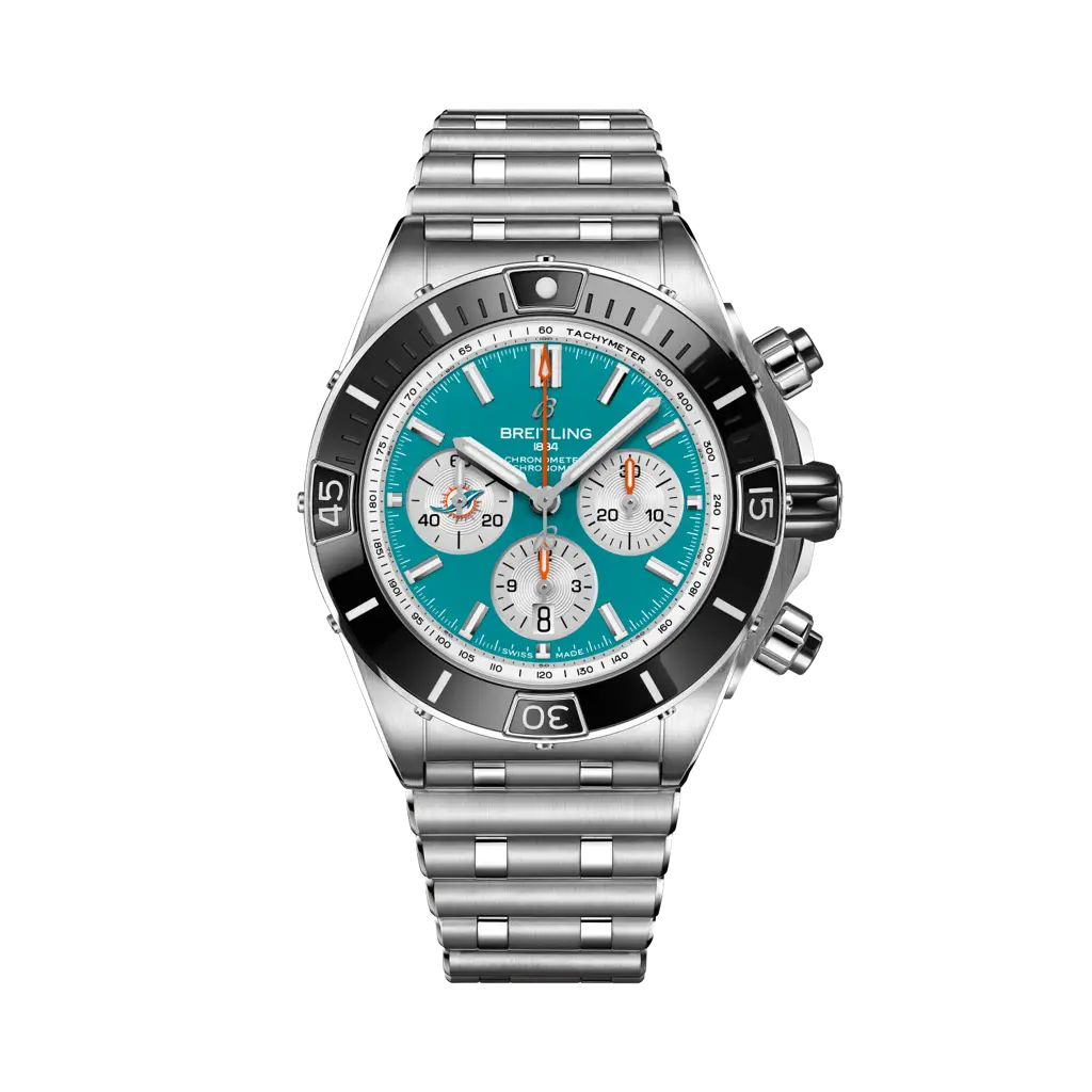 Super Chronomat B01 Chronograph 44 NFL Miami Dolphins - AB01361C1L2A1 - image 1