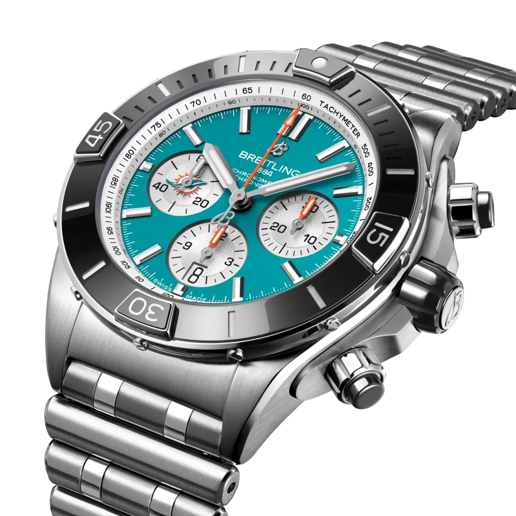 Super Chronomat B01 Chronograph 44 NFL Miami Dolphins - AB01361C1L2A1