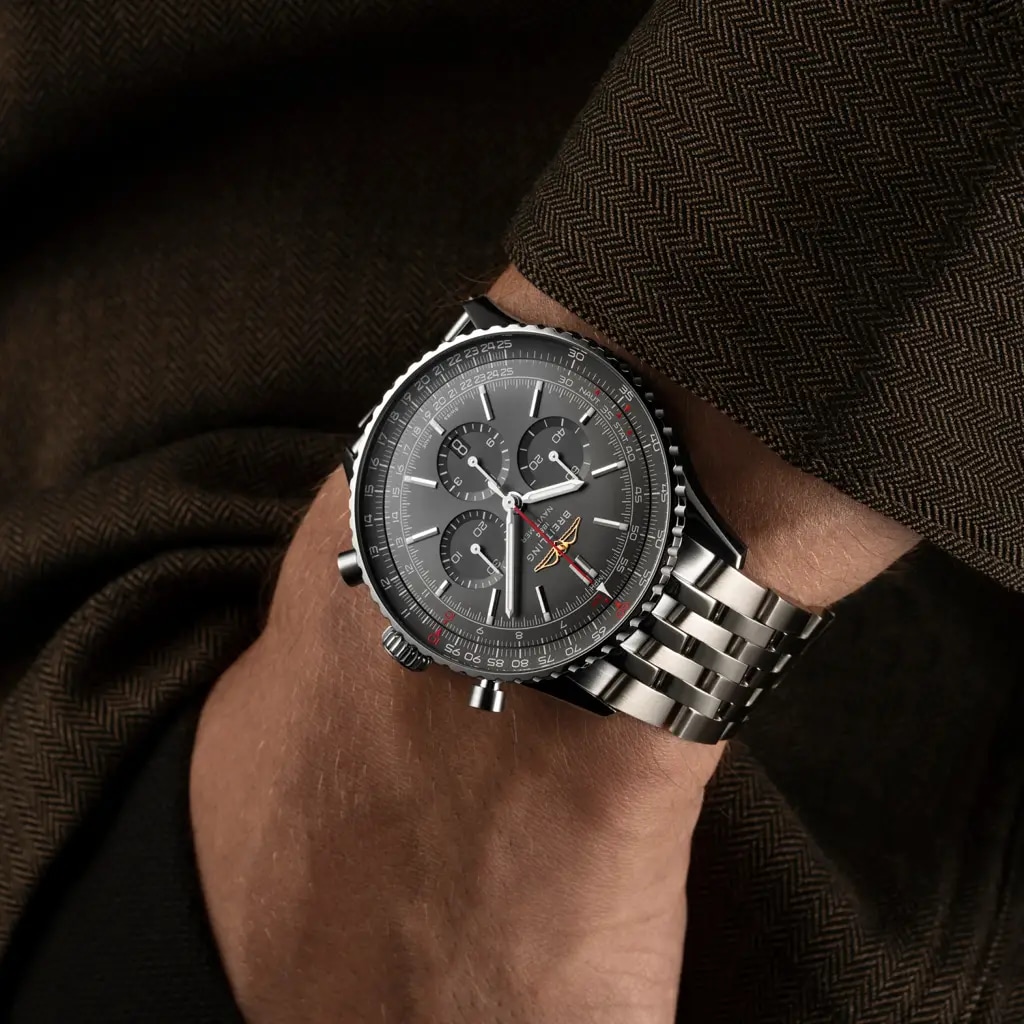 Navitimer B01 Chronograph 46 - AB01376A1B1A1 - image 5