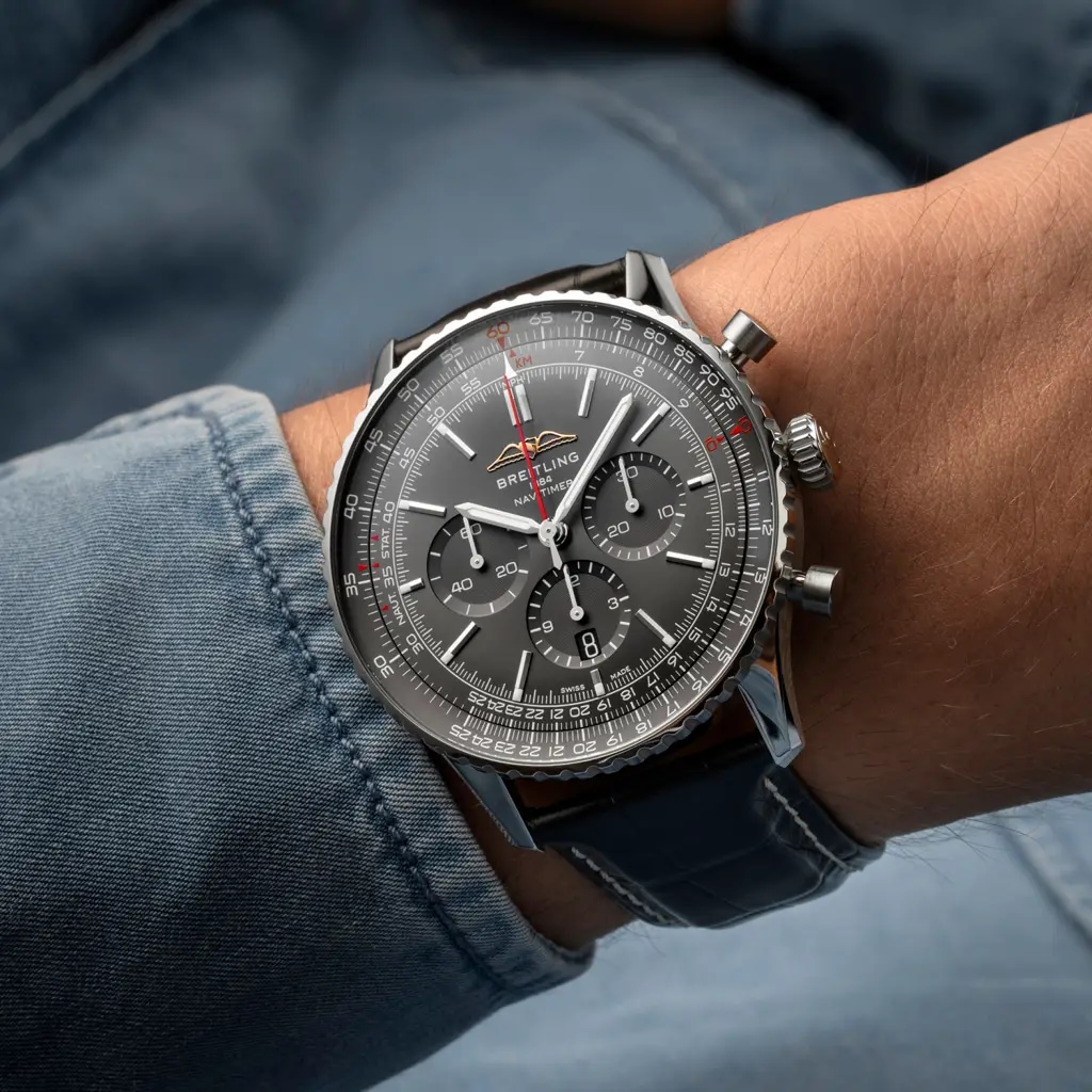 Navitimer B01 Chronograph 46 - AB01376A1B1P1 - image 5