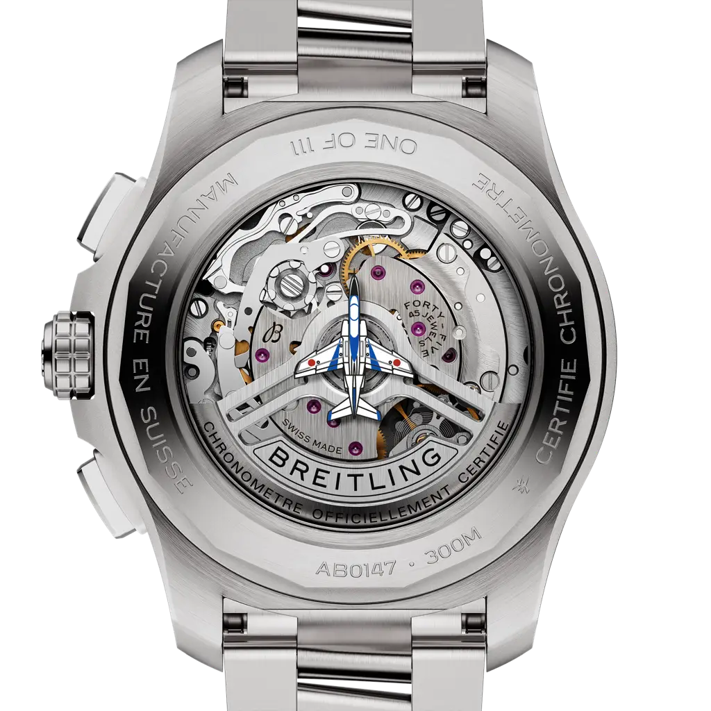 Avenger B01 Chronograph 44 Blue Impulse - AB01471A1C1A1 - image 4