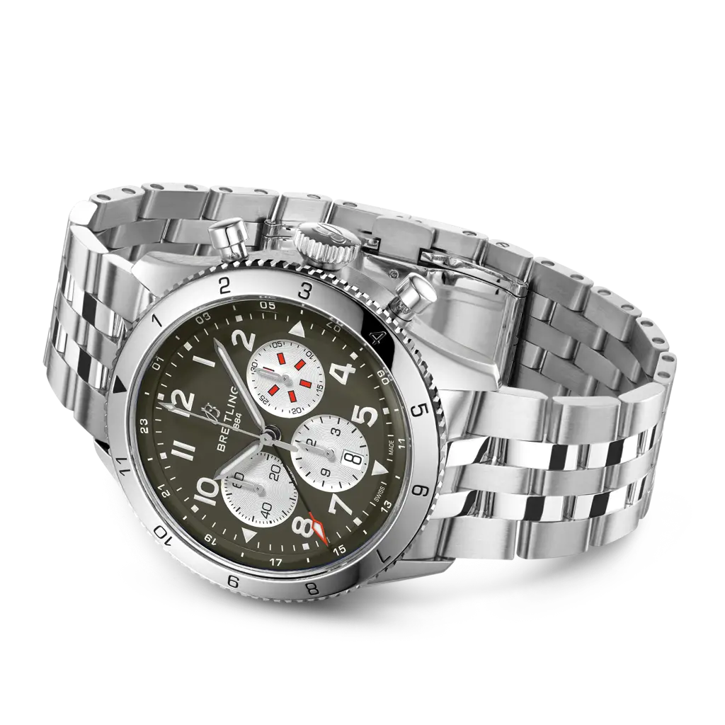 Super AVI B04 Chronograph GMT 46 Curtiss Warhawk - AB04452A1L1A1 - image 3