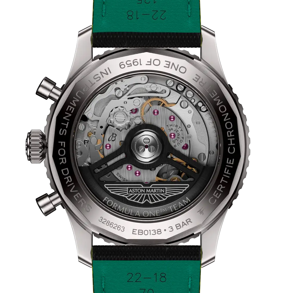 Navitimer B01 Chronograph 43 Aston Martin Aramco Formula ONE™ team - EB01381A1B1X1 - image 4