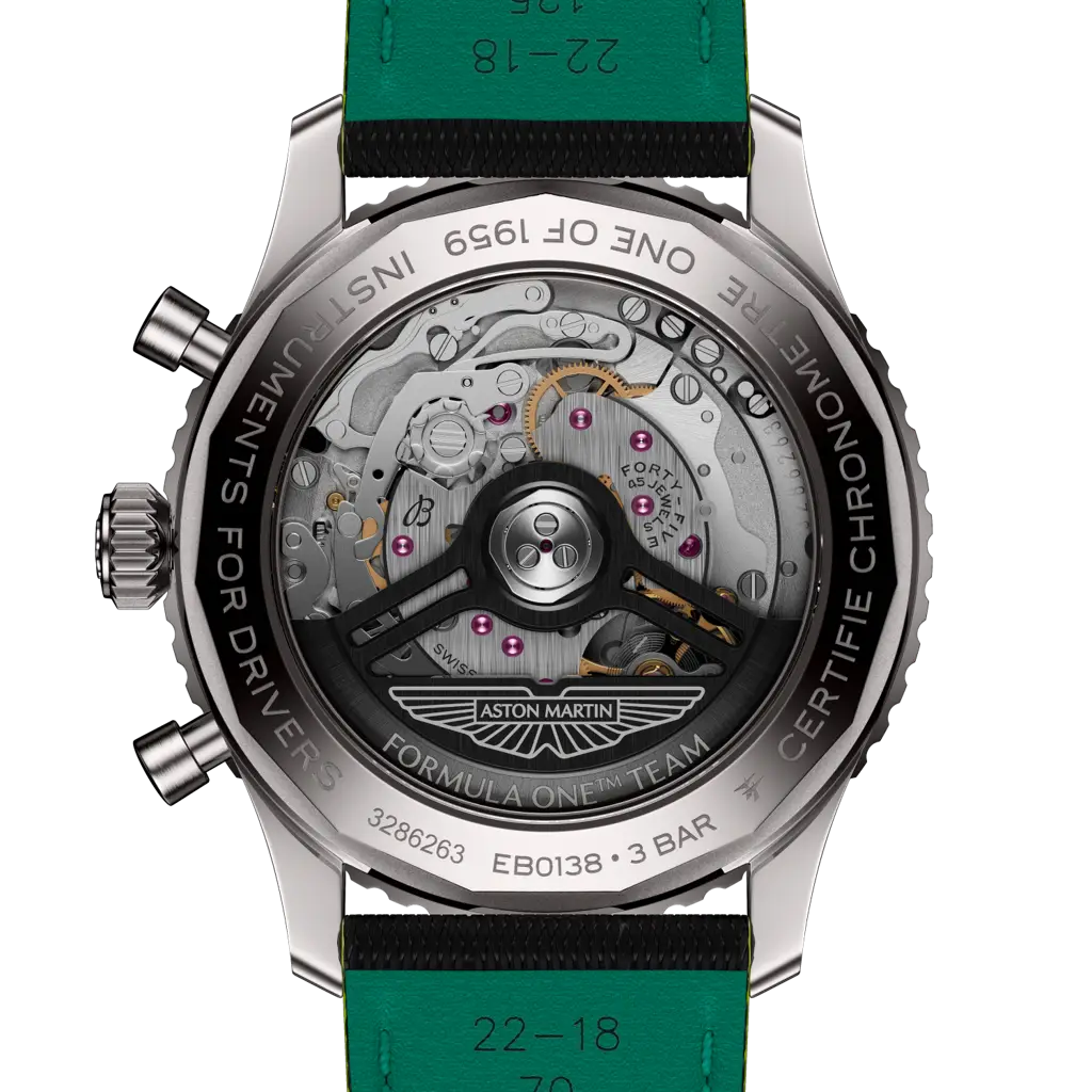 Navitimer B01 Chronograph 43 Aston Martin Aramco Formula ONE™ team - EB01381A1B1X1 - image 4