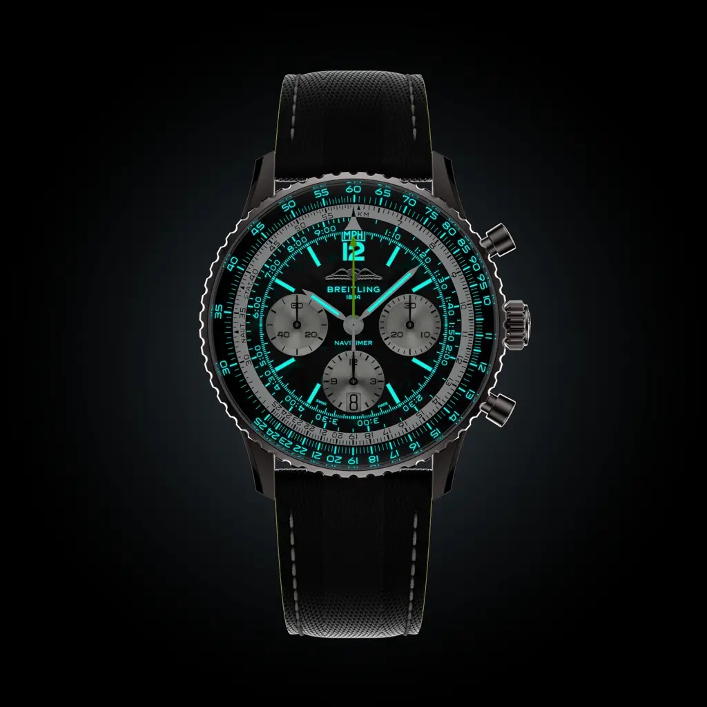 Navitimer B01 Chronograph 43 Aston Martin Aramco Formula ONE™ team - EB01381A1B1X1 - image 6