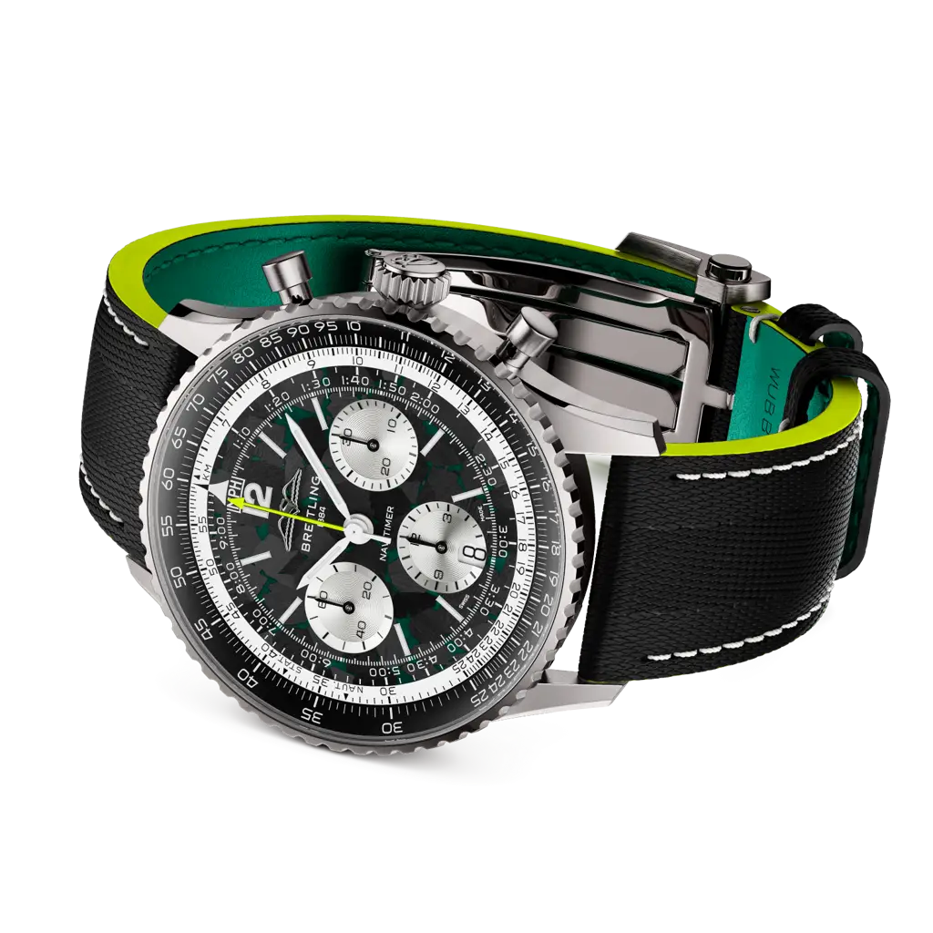 Navitimer B01 Chronograph 43 Aston Martin Aramco Formula ONE™ team - EB01381A1B1X1 - image 3