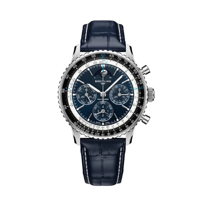 Navitimer B19 Chronograph 43 Perpetual Calendar, reference LB19211A1C1P1. Link to product details.