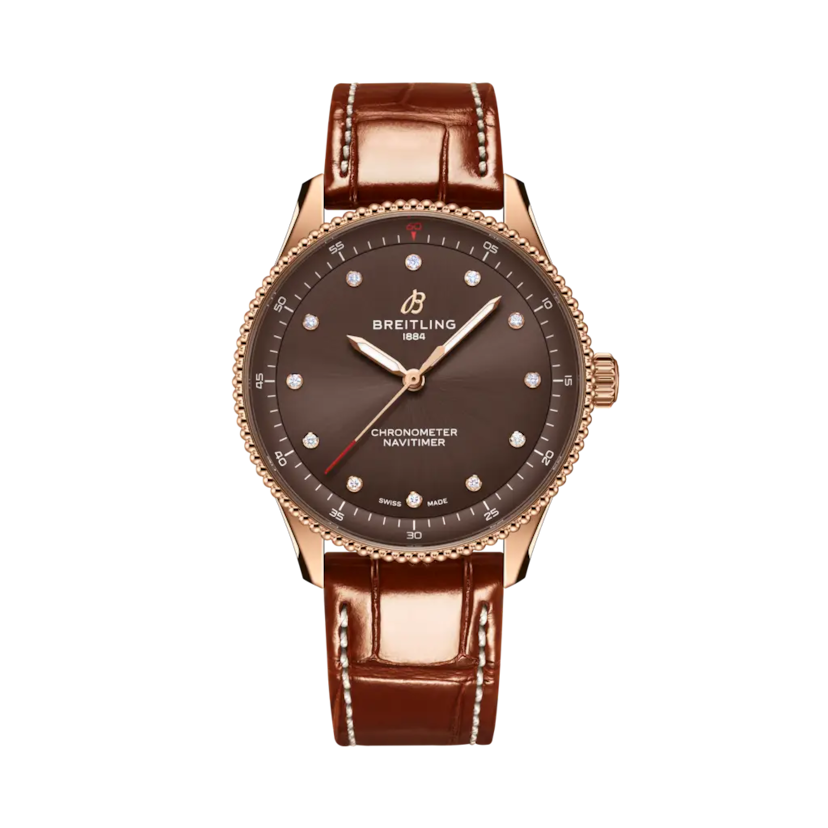 Navitimer 32, reference R77320E31Q1P1. Link to product details.