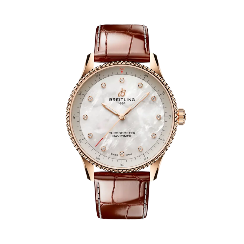 Navitimer 32, reference R77320E61A1P1. Link to product details.