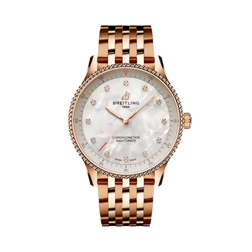 Navitimer 32, reference R77320E61A1R1. Link to product details.