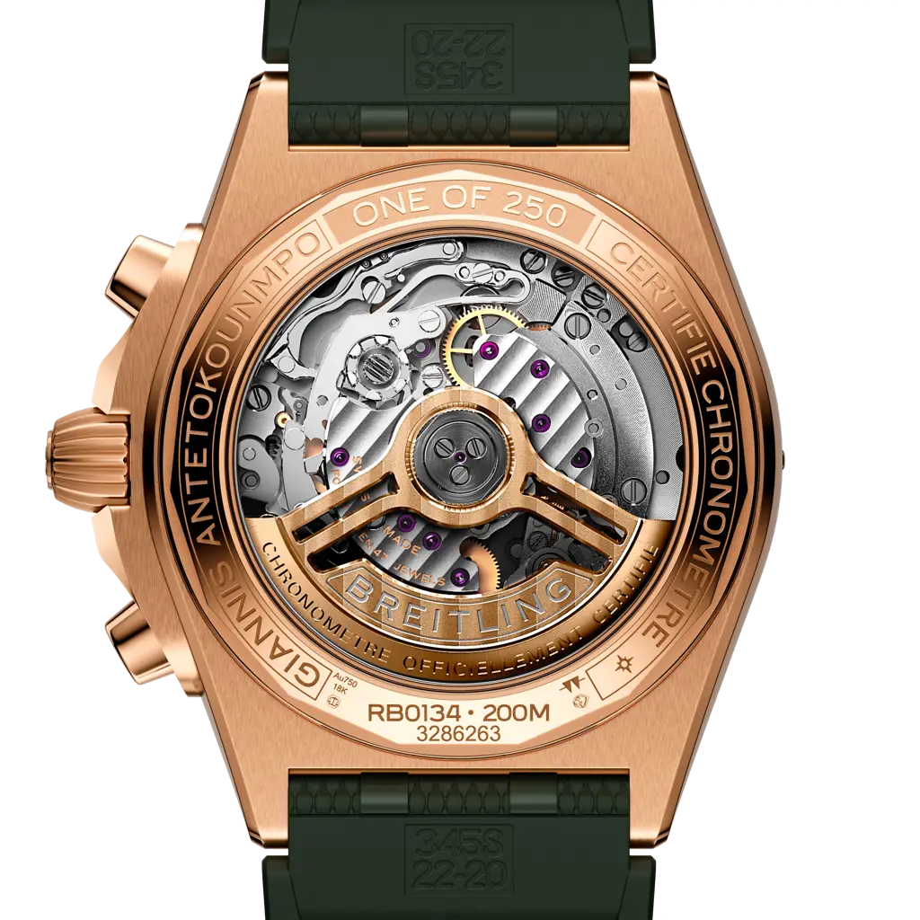 Chronomat B01 42 Giannis Antetokounmpo - RB01344A1L1S1 - image 4