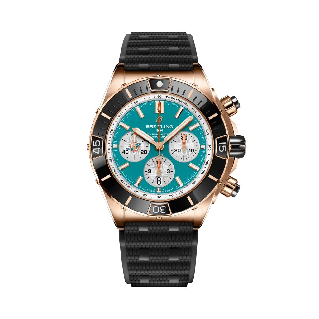 Super Chronomat B01 Chronograph 44 NFL Miami Dolphins - RB01366A1L2S1 - image 1