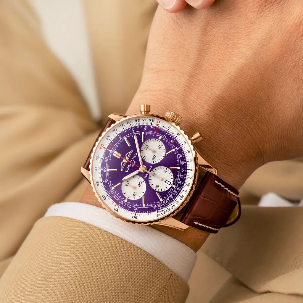 Navitimer B01 Chronograph 43 Taipei 101 - RB01381A1Q1P1 - image 5