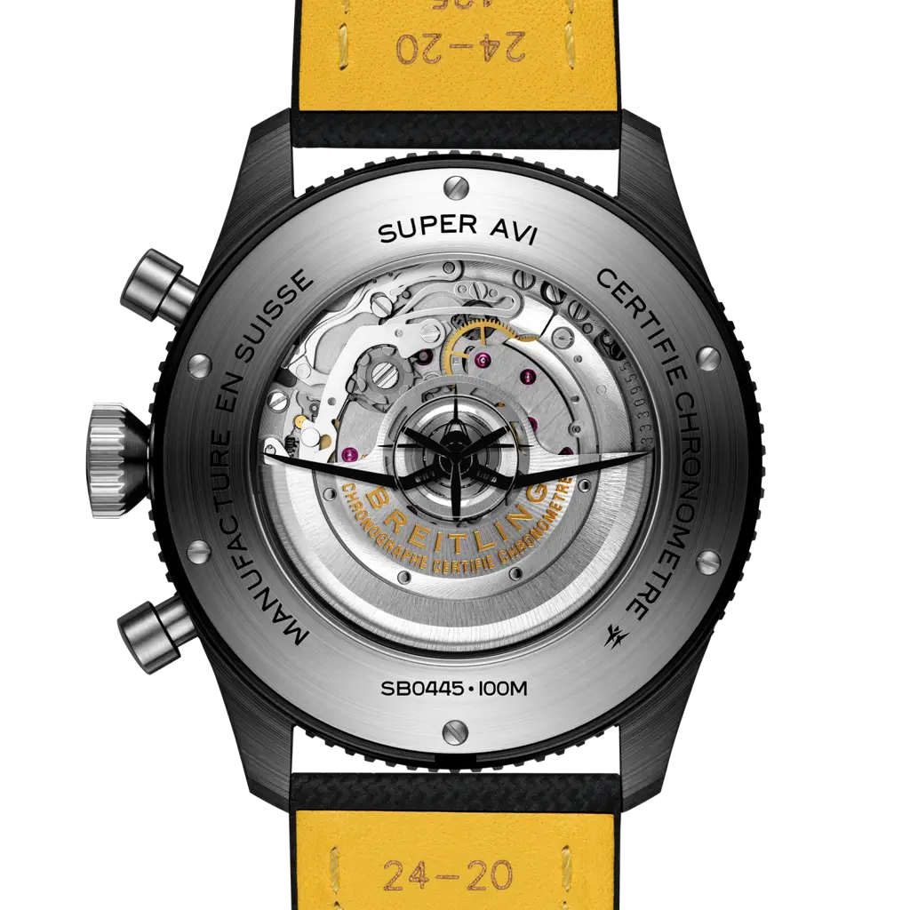 Super AVI B04 Chronograph GMT 46 Tribute to Vought F4U Corsair - SB04452A1C1X1 - image 4