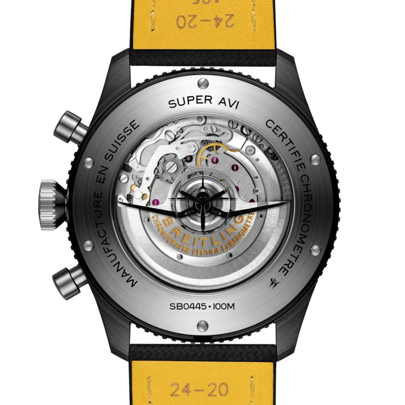 Super AVI B04 Chronograph GMT 46 Tribute to Vought F4U Corsair - SB04452A1C1X1 - image 4