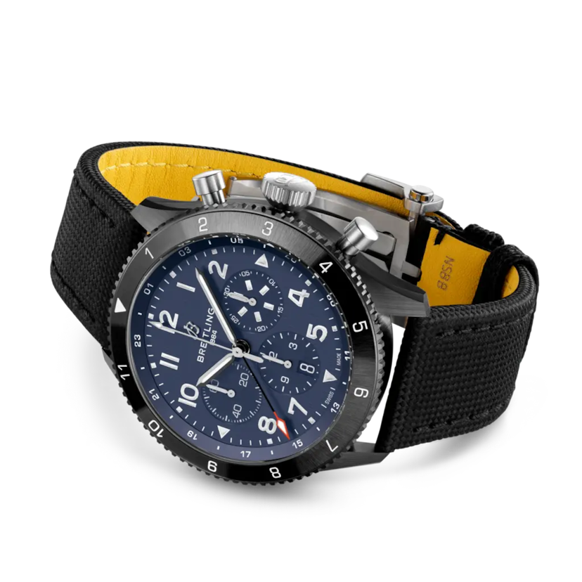 Super AVI B04 Chronograph GMT 46 Tribute to Vought F4U Corsair - SB04452A1C1X1 - image 3