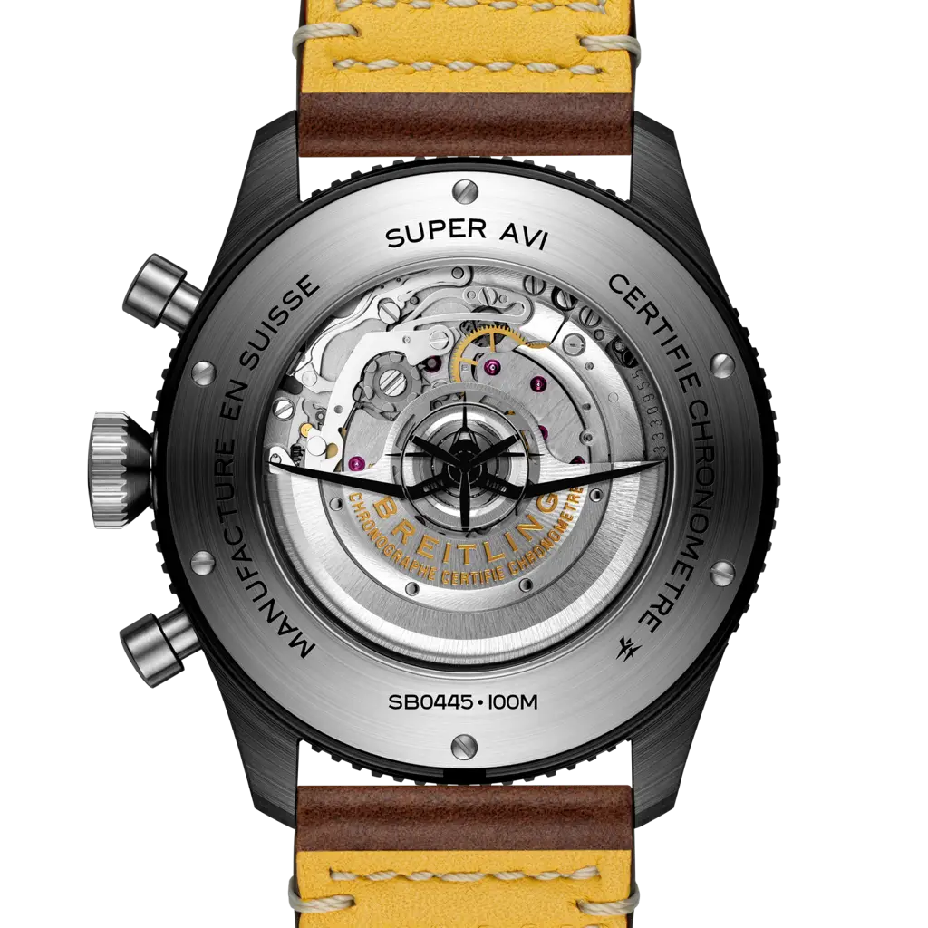 Super AVI B04 Chronograph GMT 46 Tribute to Vought F4U Corsair - SB04452A1C1X2 - image 4