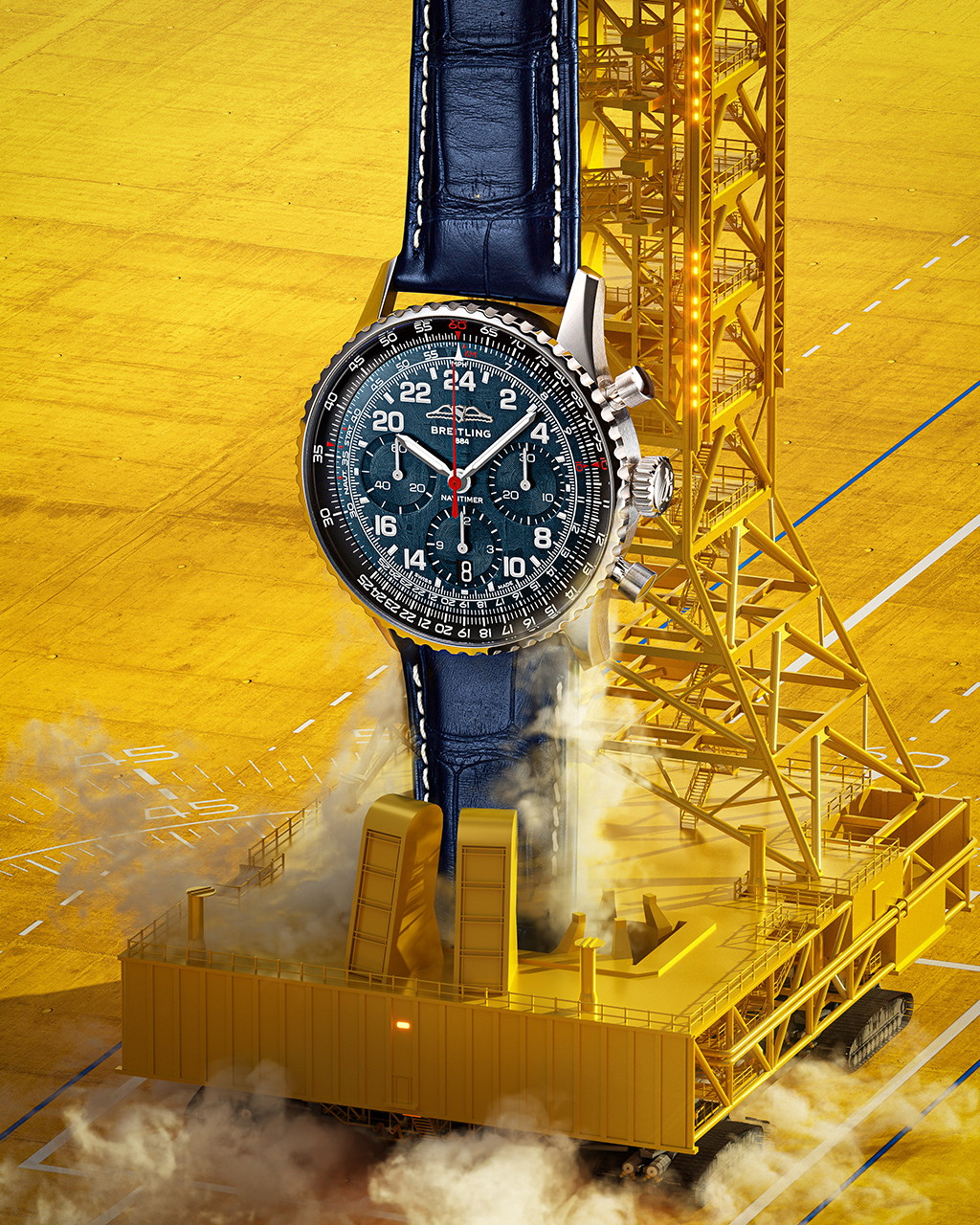 Collection Editorial - Navitimer - Stories - From moon to space 