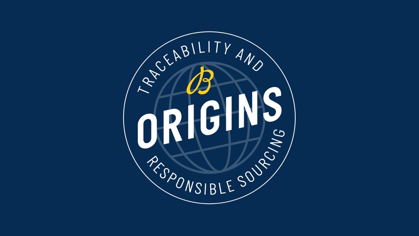 {generated} Circular Breitling Origins graphic featuring a globe motif and text on traceability and responsible sourcing