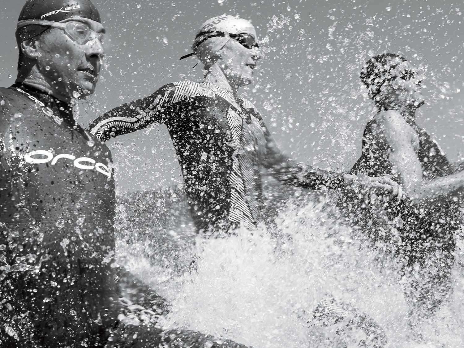 Three Ironman athletes represent the Ironman Breitling collection