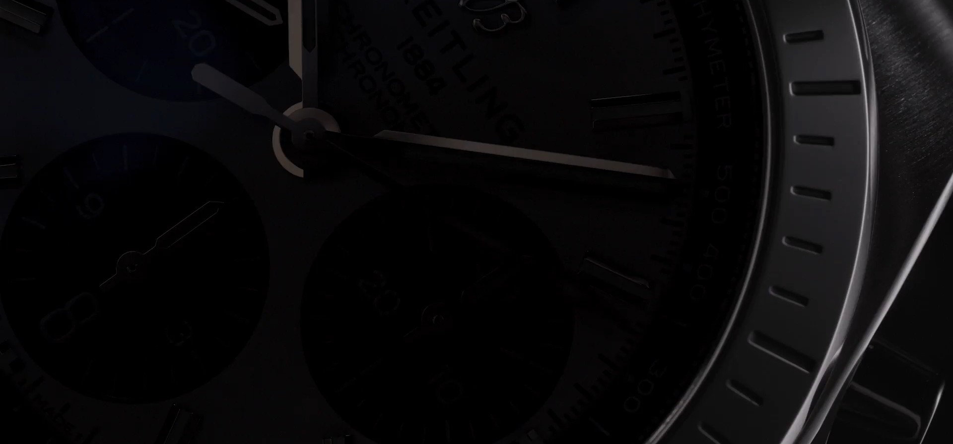 {generated} Breitling Chronomat Evolution 2026 avec cadran chronographe bleu foncé et lunette acier polie
