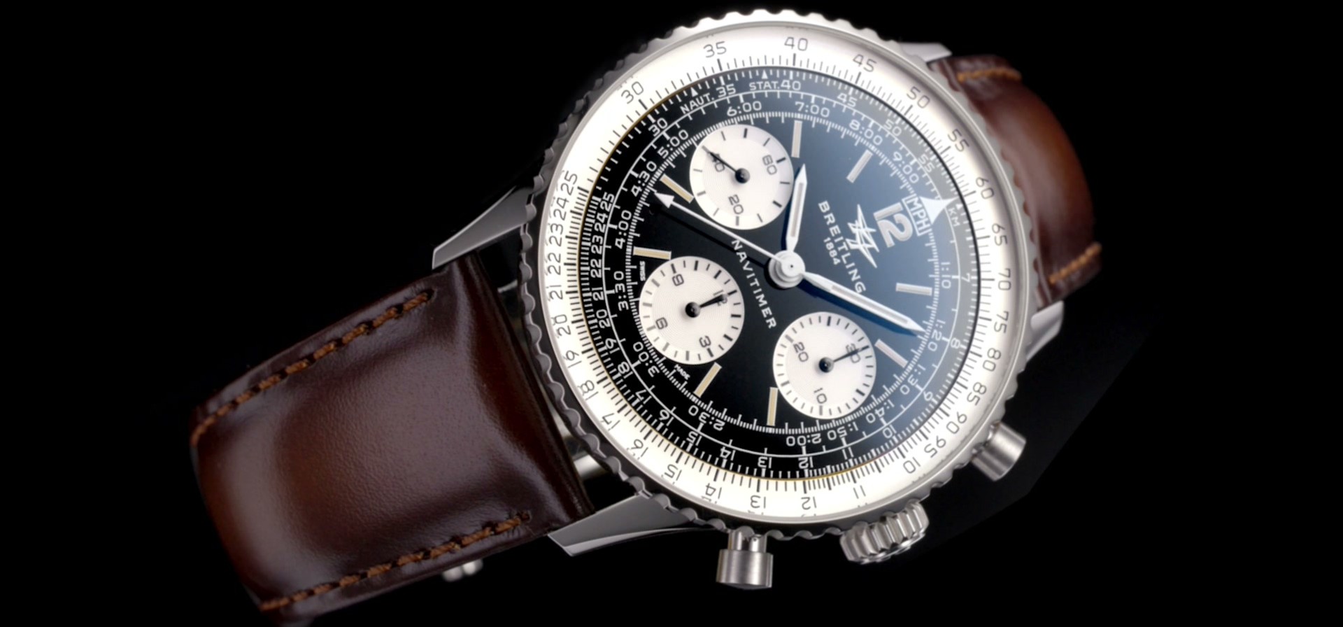Hero Slider - Navitimer Stories Miles Davis