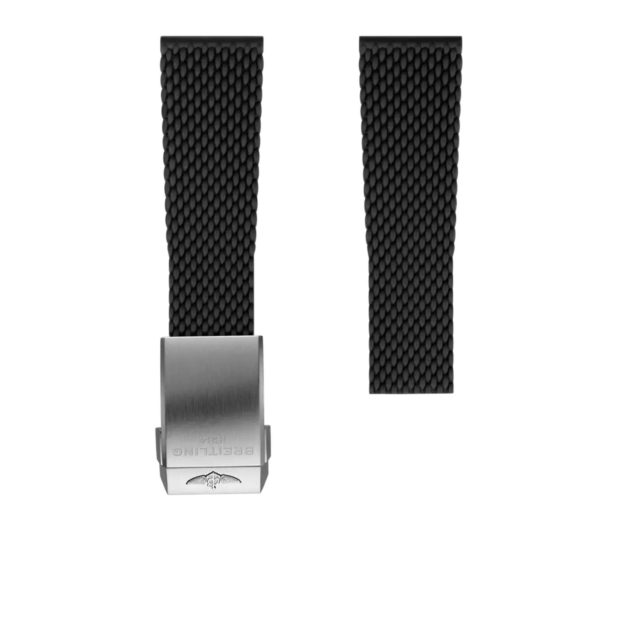 Black mesh rubber strap - 256S - image 1