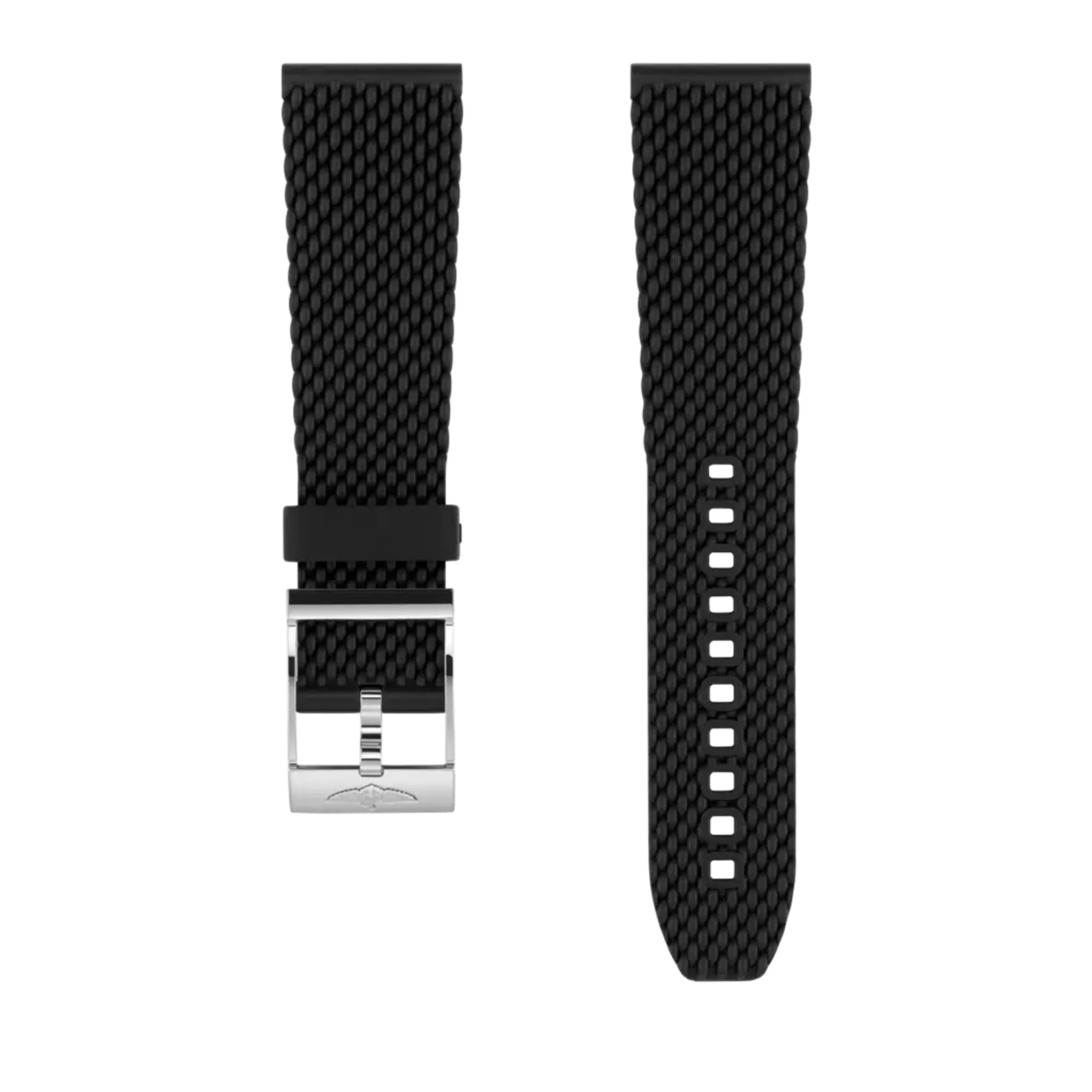 Black mesh rubber strap - 267S - image 1