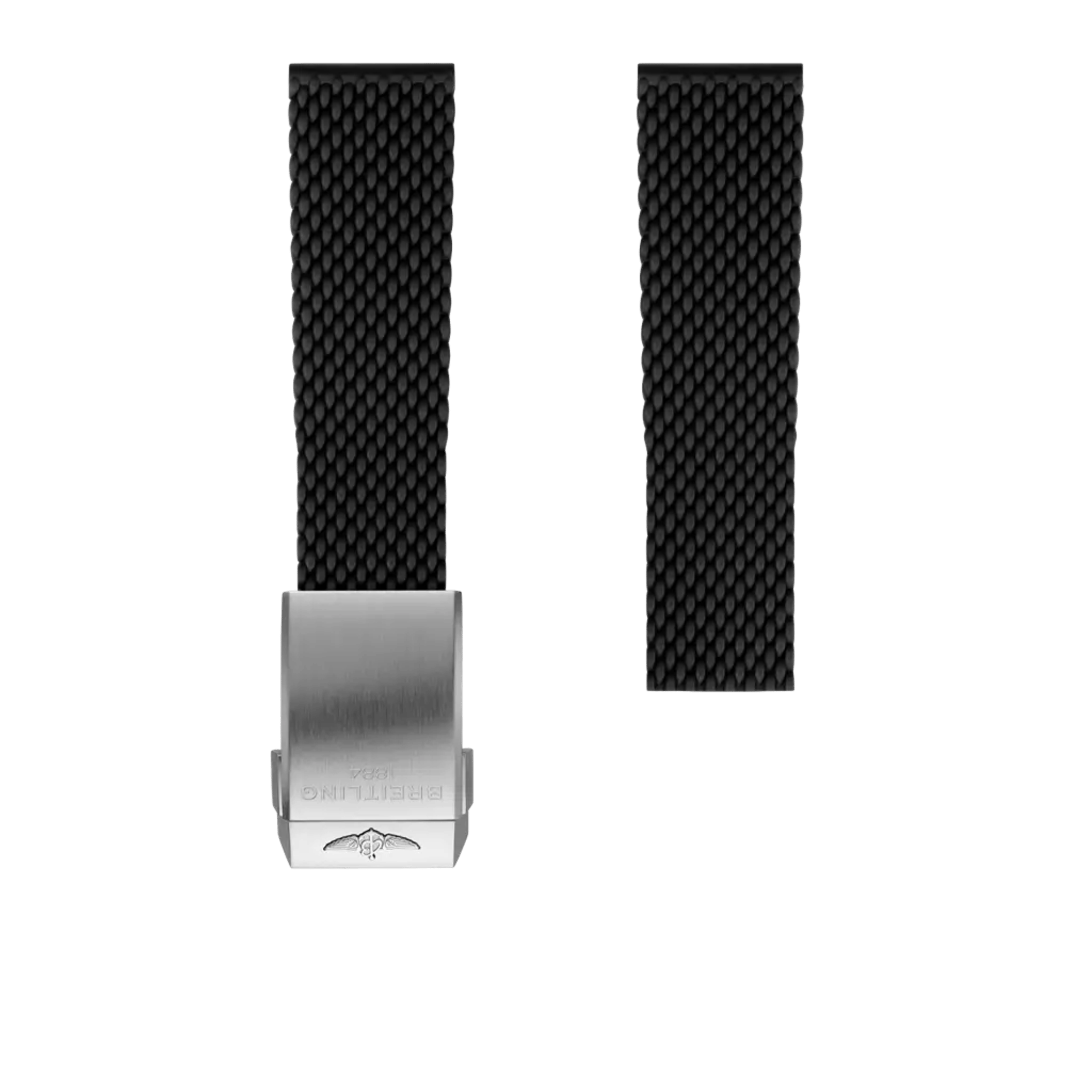 Black mesh rubber strap - 279S - image 1