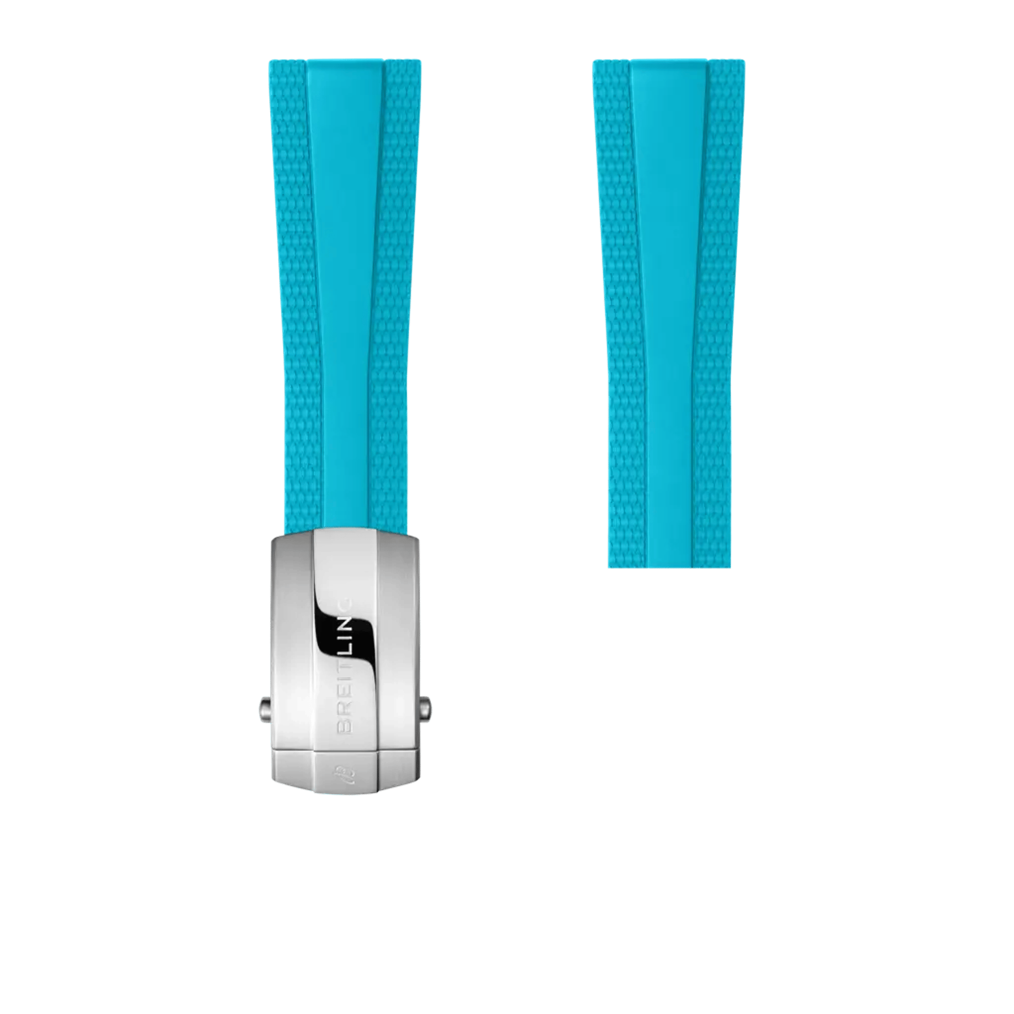 Turquoise Diver Pro rubber strap - 329S - image 1