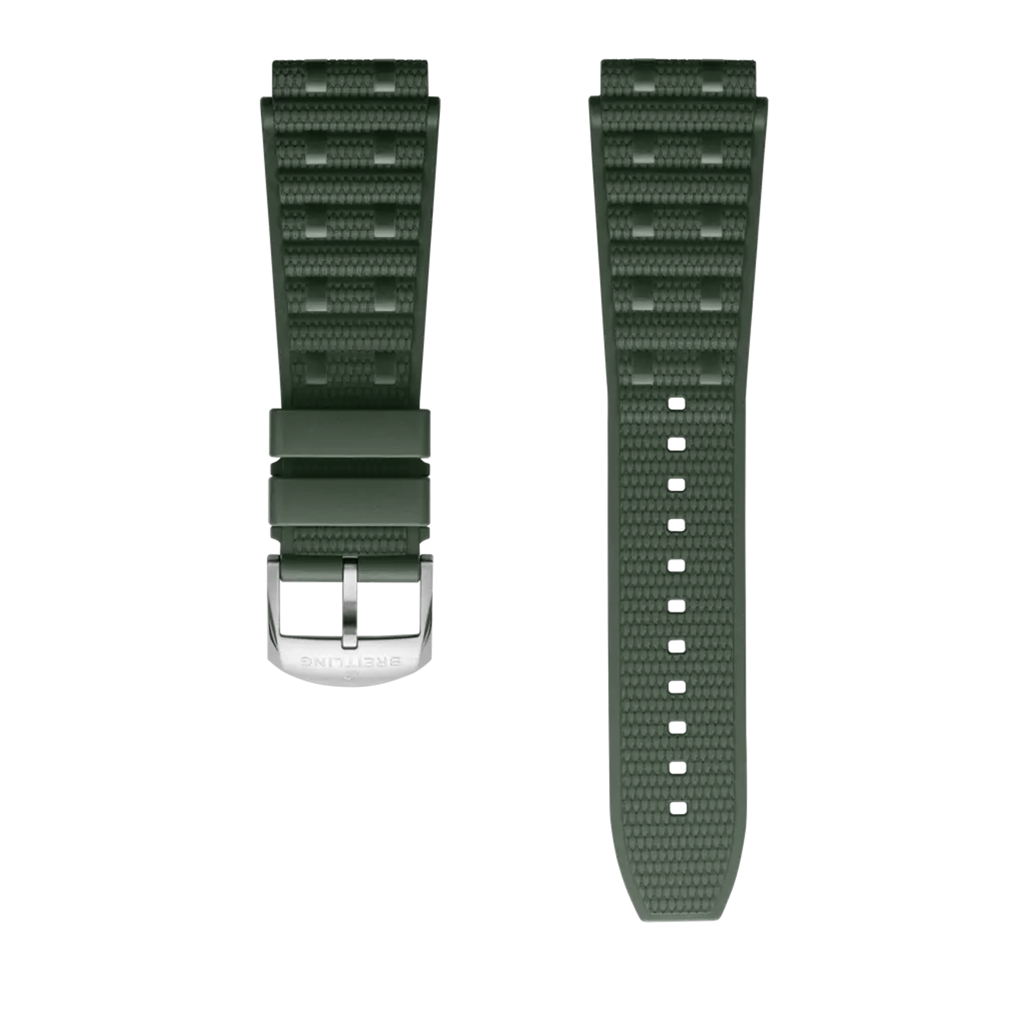 Green Rouleaux rubber strap - 345S - image 1