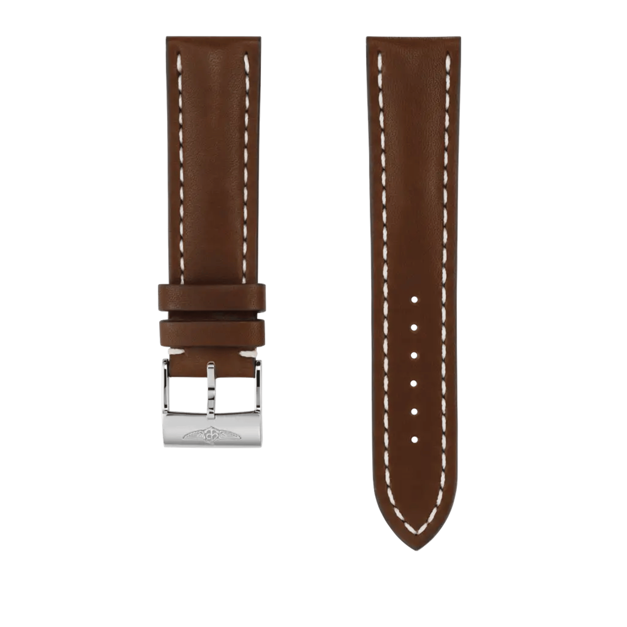 Brown novo nappa calfskin leather strap - 437XL - image 1