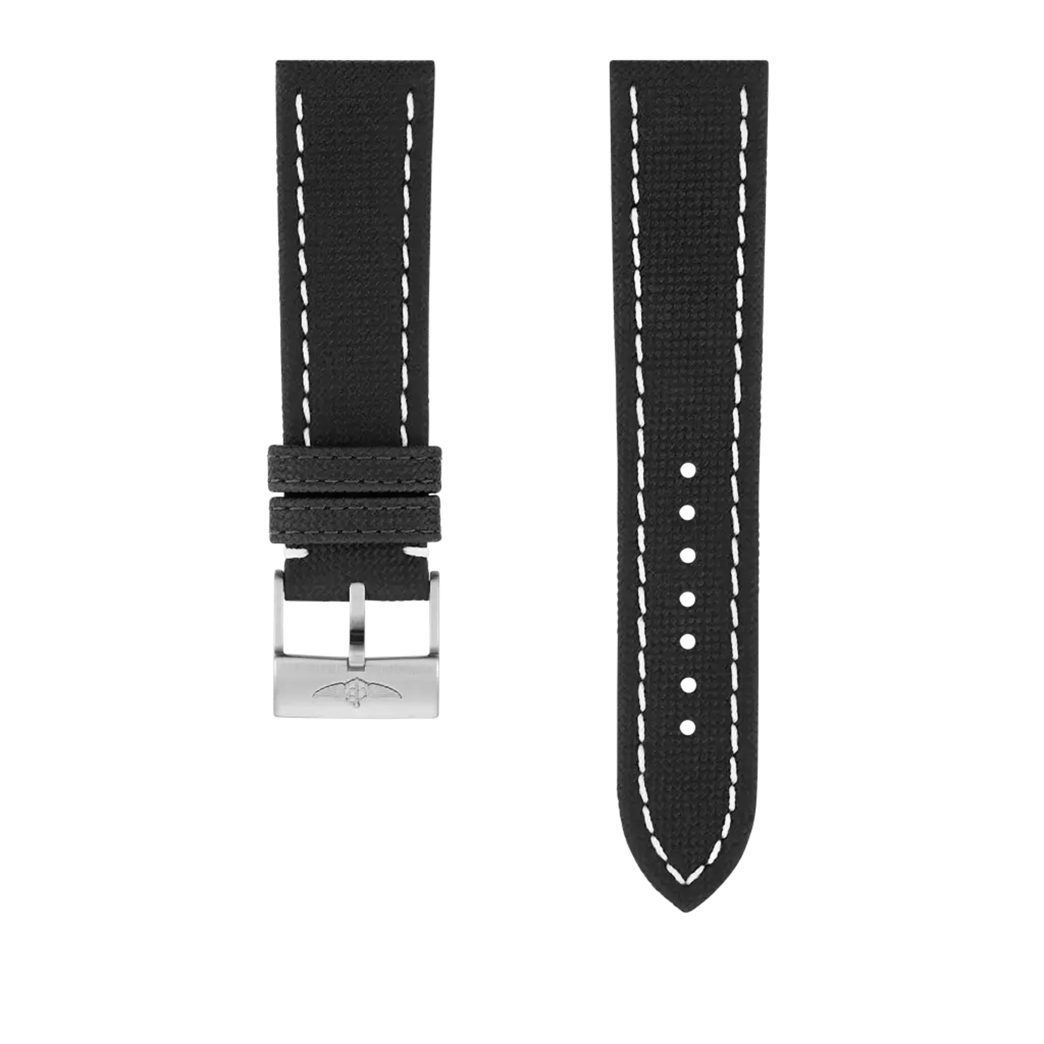 Anthracite military calfskin leather strap - 521X - image 1