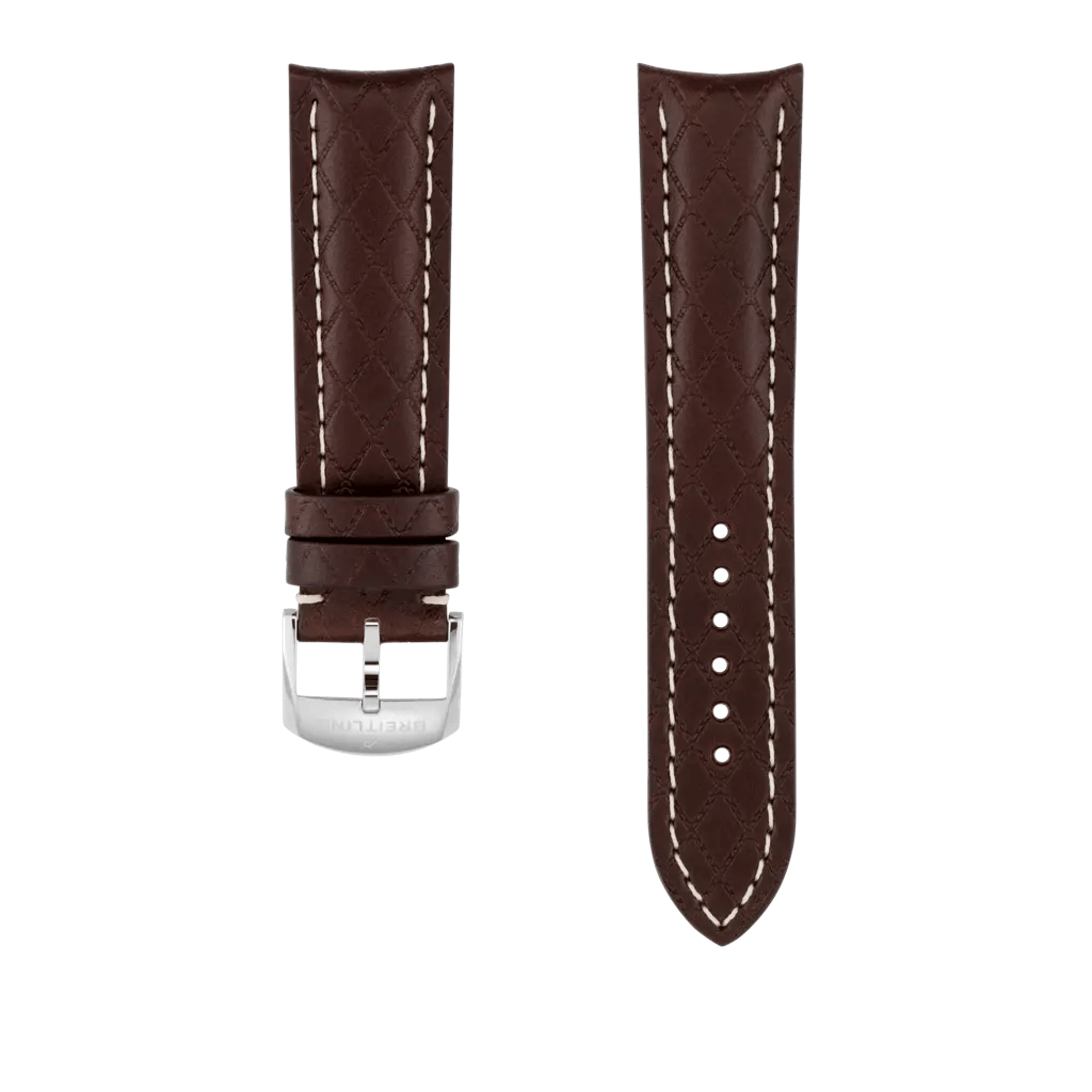 Brown Bali calfskin leather strap - 556X - image 1