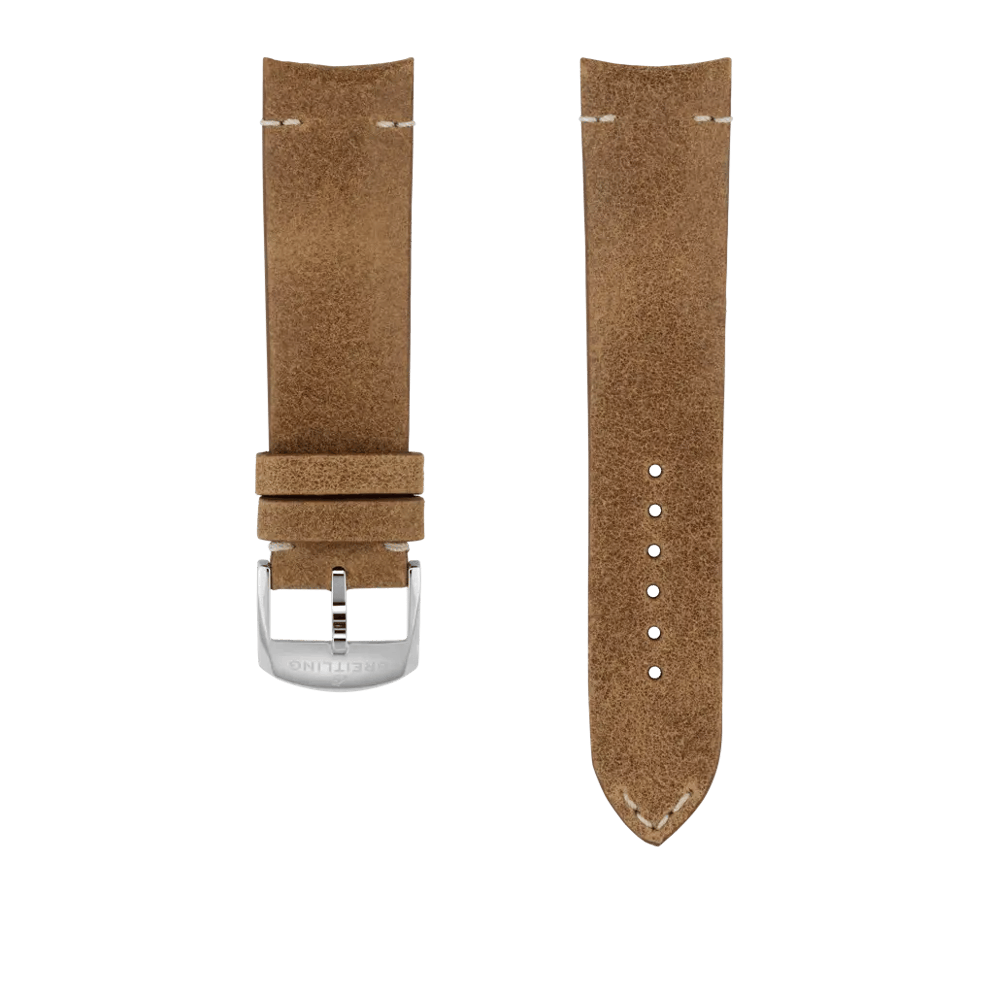 Brown Orlando calfskin leather strap - 595X - image 1