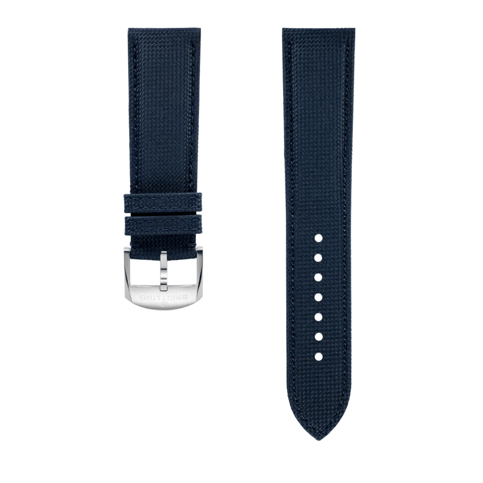 Blue military calfskin leather strap - 656XS - image 1