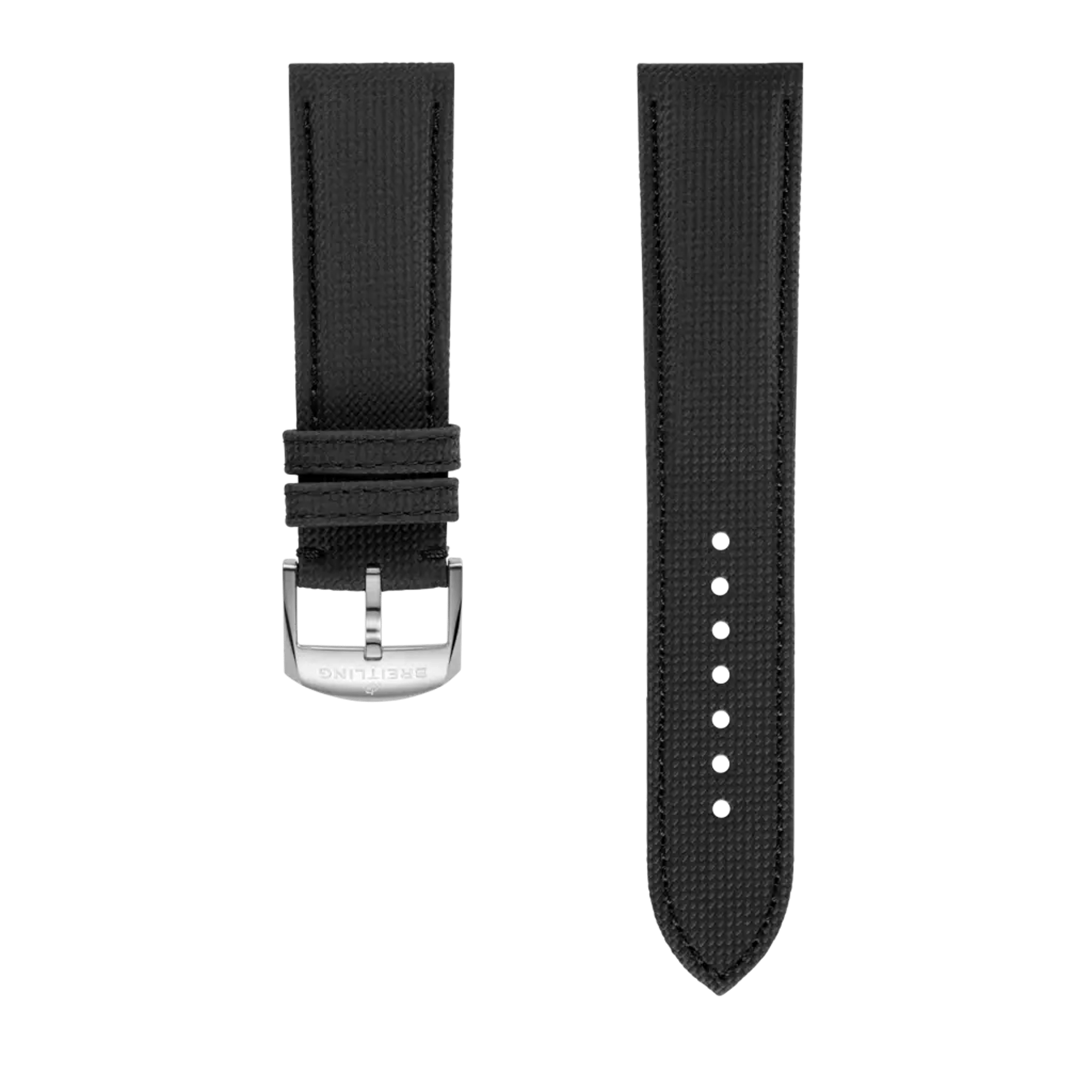 Anthracite military calfskin leather strap - 657XL - image 1