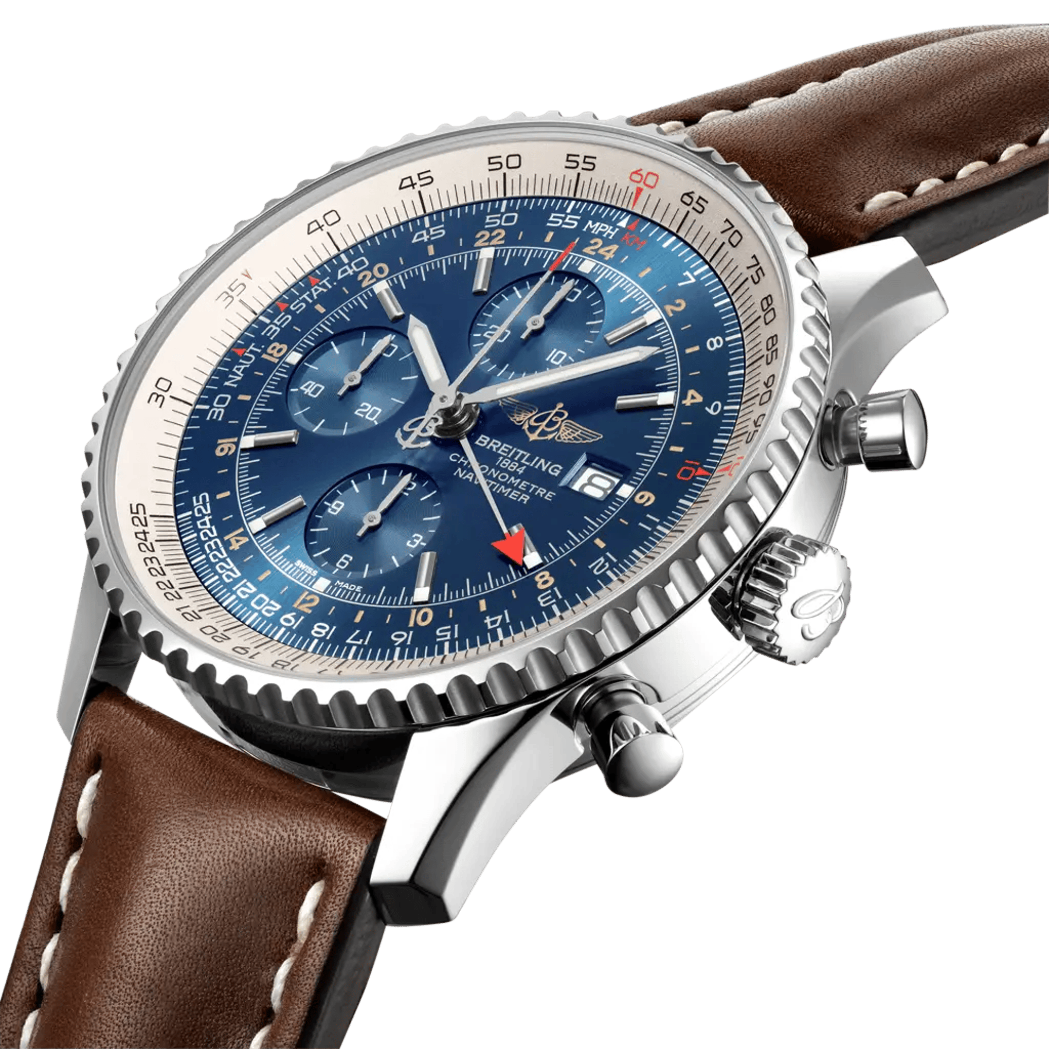 Navitimer Chronograph GMT 46 - A24322121C1X2 - image 2