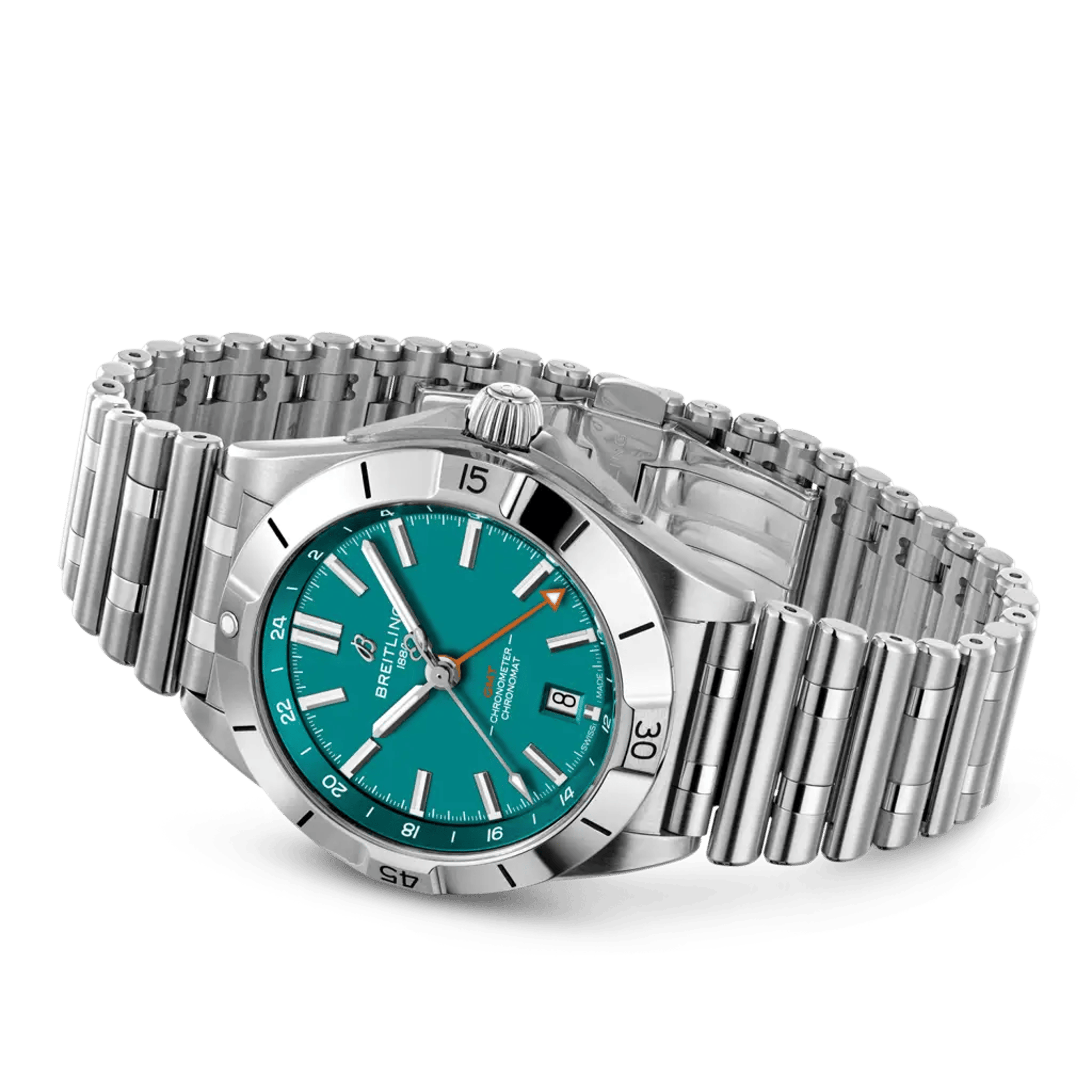 Chronomat Automatic GMT 40 NFL Miami Dolphins Edition - A32398B11L1A1 - image 3