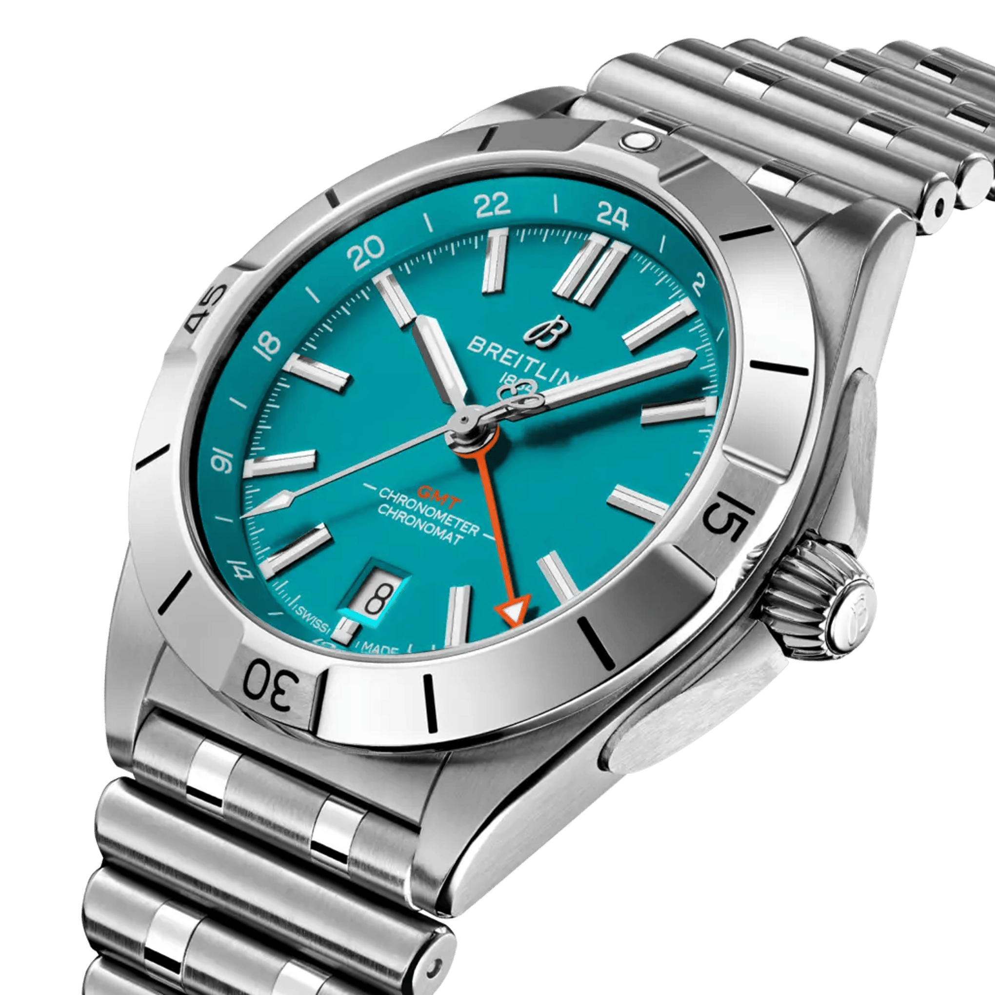 Chronomat Automatic GMT 40 NFL Miami Dolphins Edition - A32398B11L1A1 - image 2