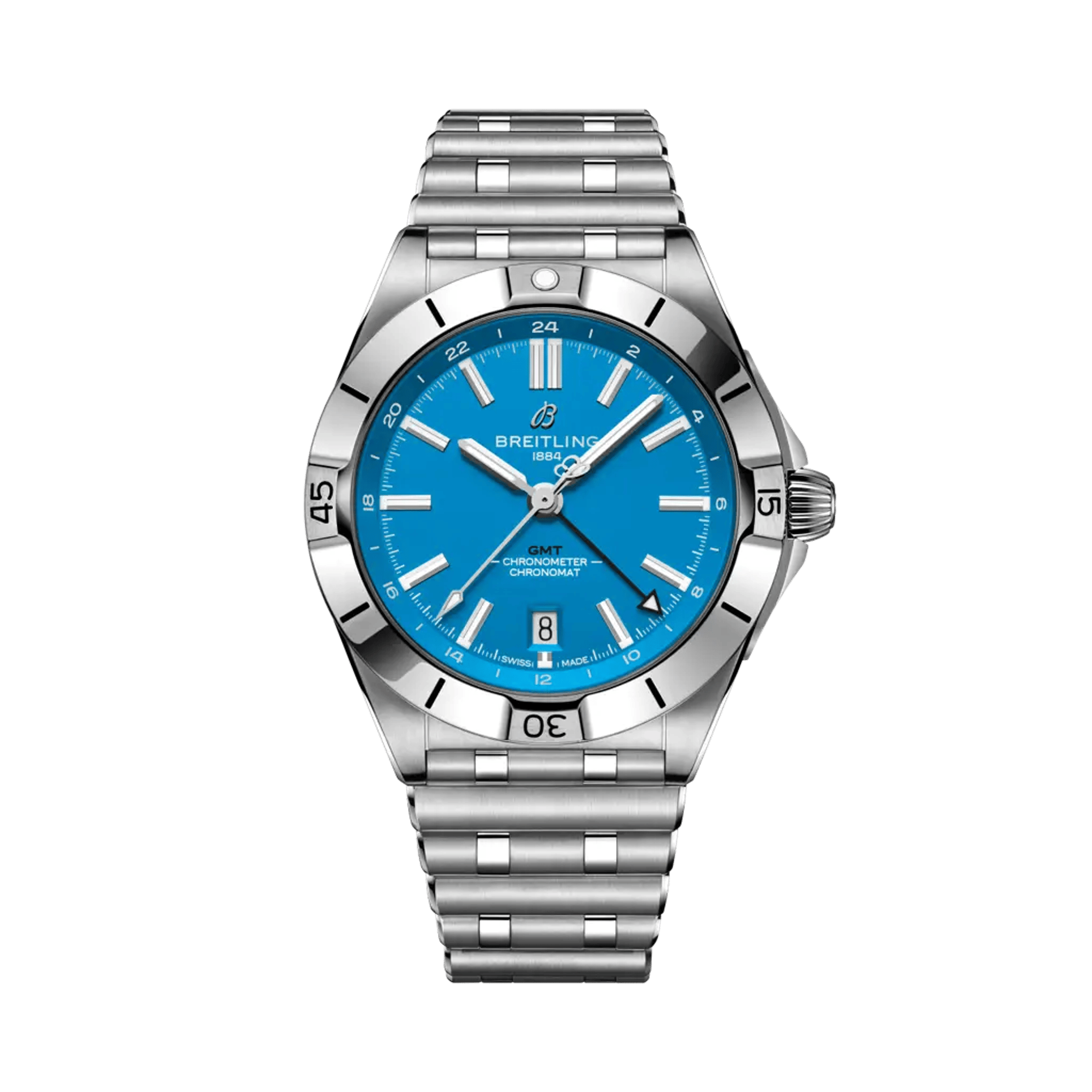 Chronomat Automatic GMT 40 NFL Carolina Panthers Edition - A32398E11C1A1 - image 1