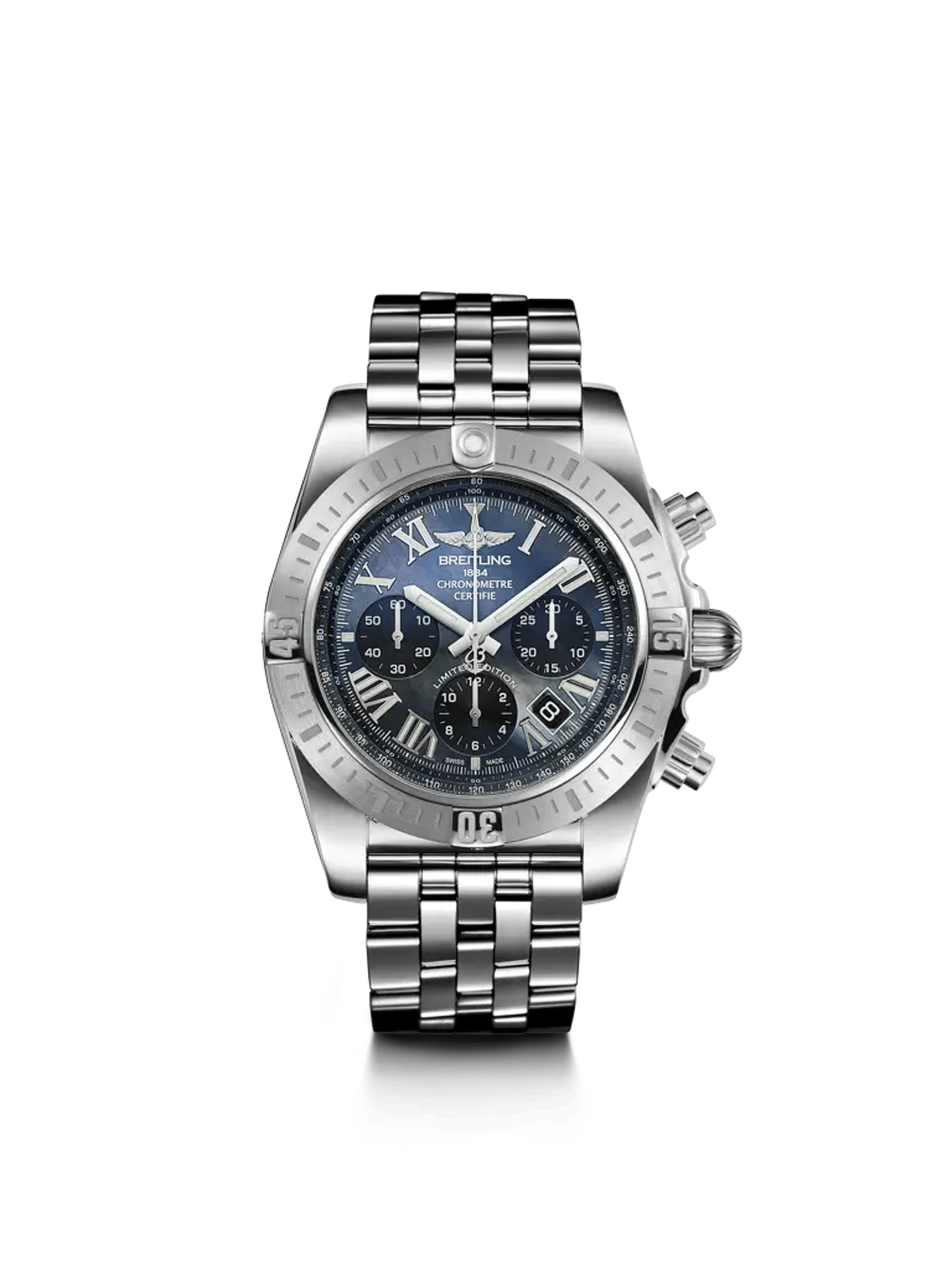 Chronomat JSP Roman Index Black Mother of Pearl Limited - AB01153A1B1A1 - image 1