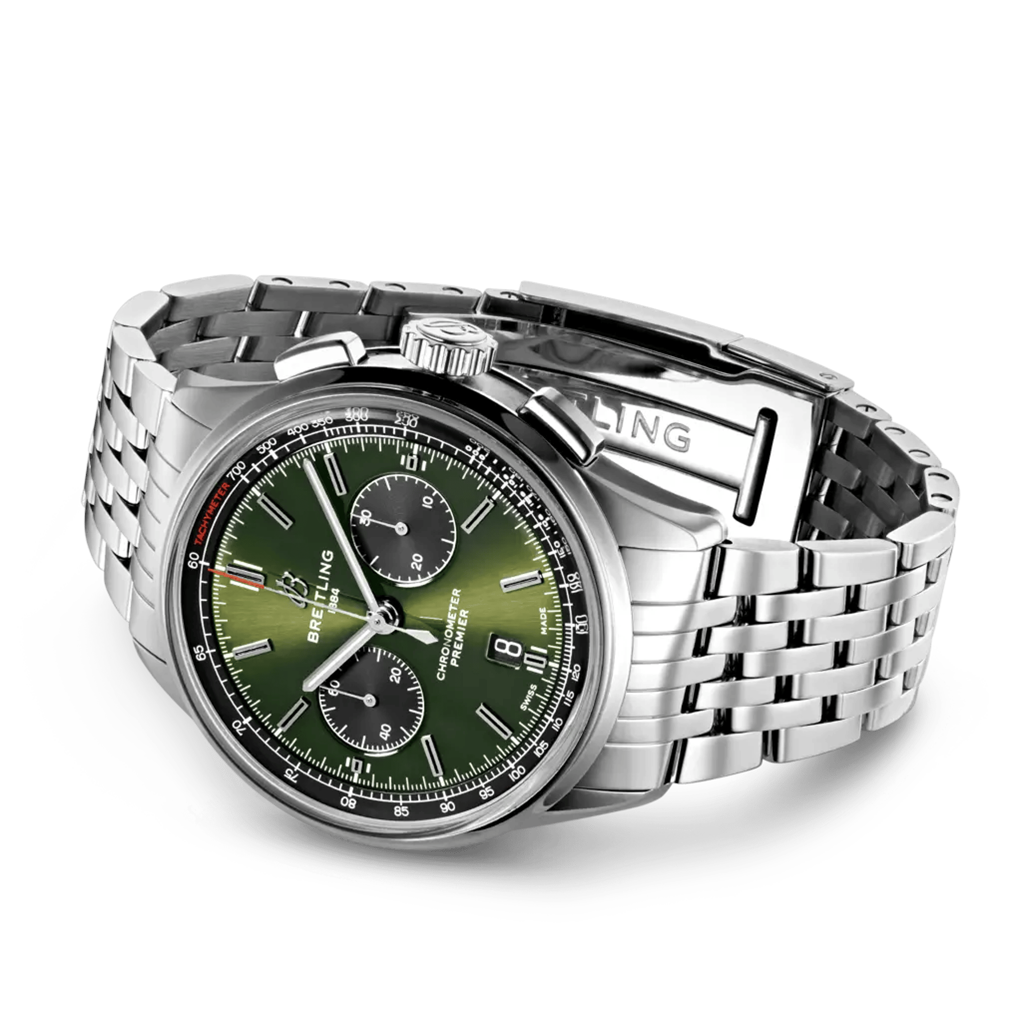 Premier B01 Chronograph 42 Bentley British Racing Green - AB0118A11L1A1 - image 3